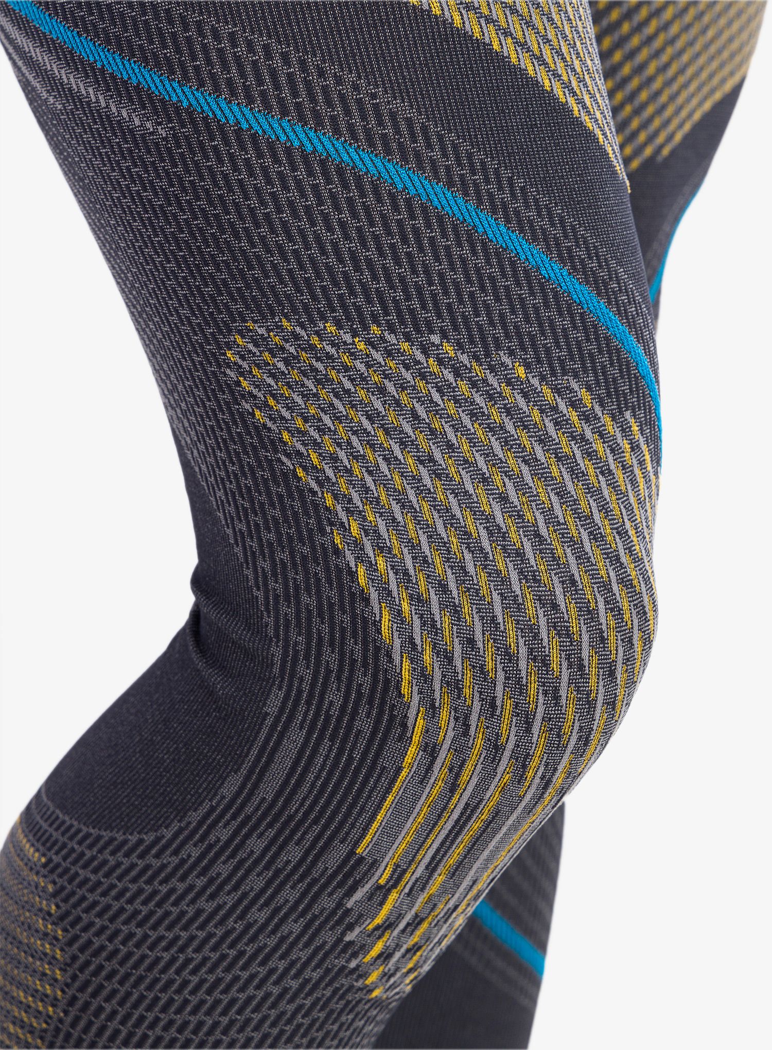 Termo pajkice UYN Man Evolutyon UW Pants Long - charcoal/gold/atlantic