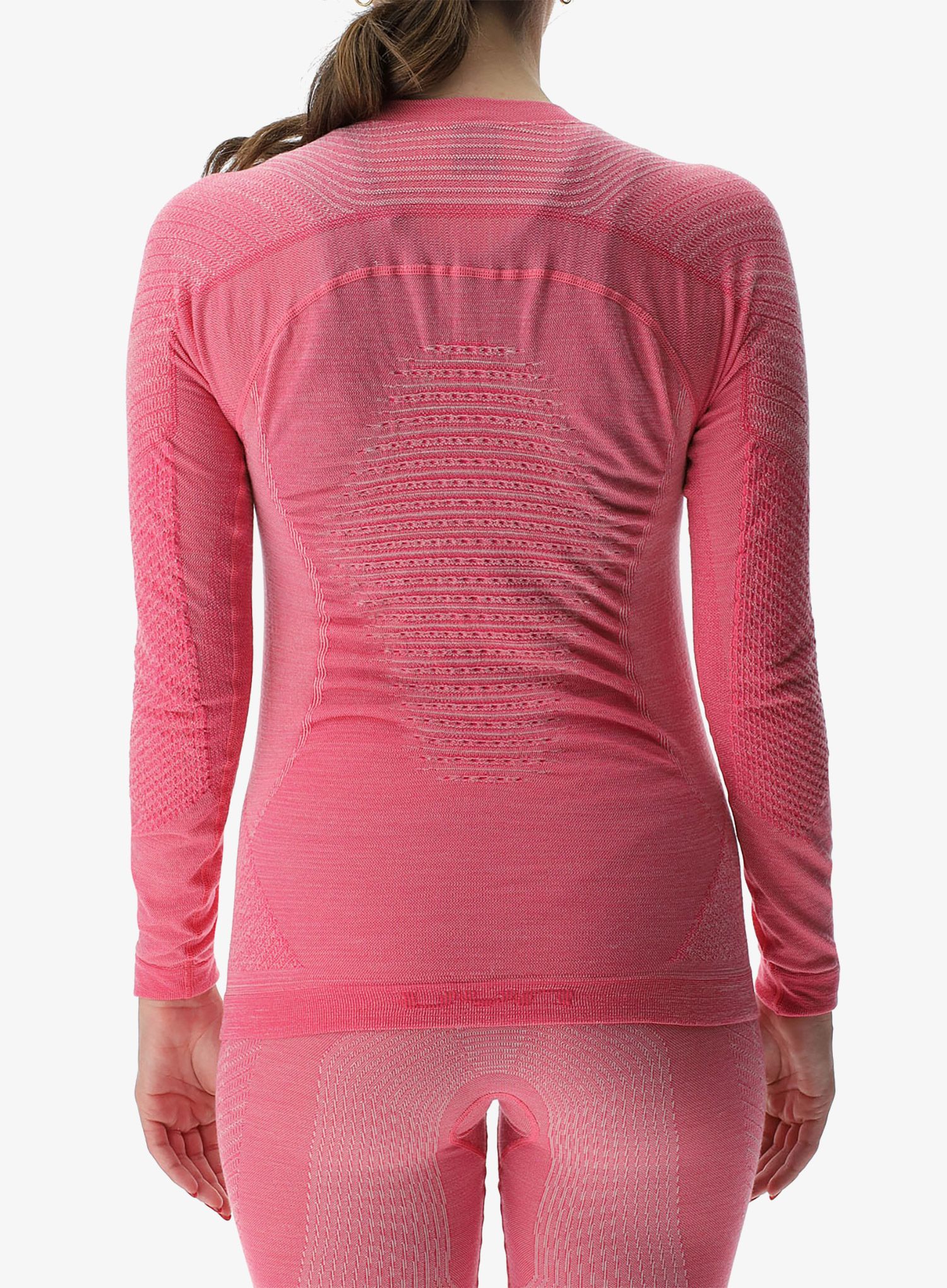 Ženska termo flis jopa UYN Fusyon Biotech UW Shirt LS - fuchsia purple