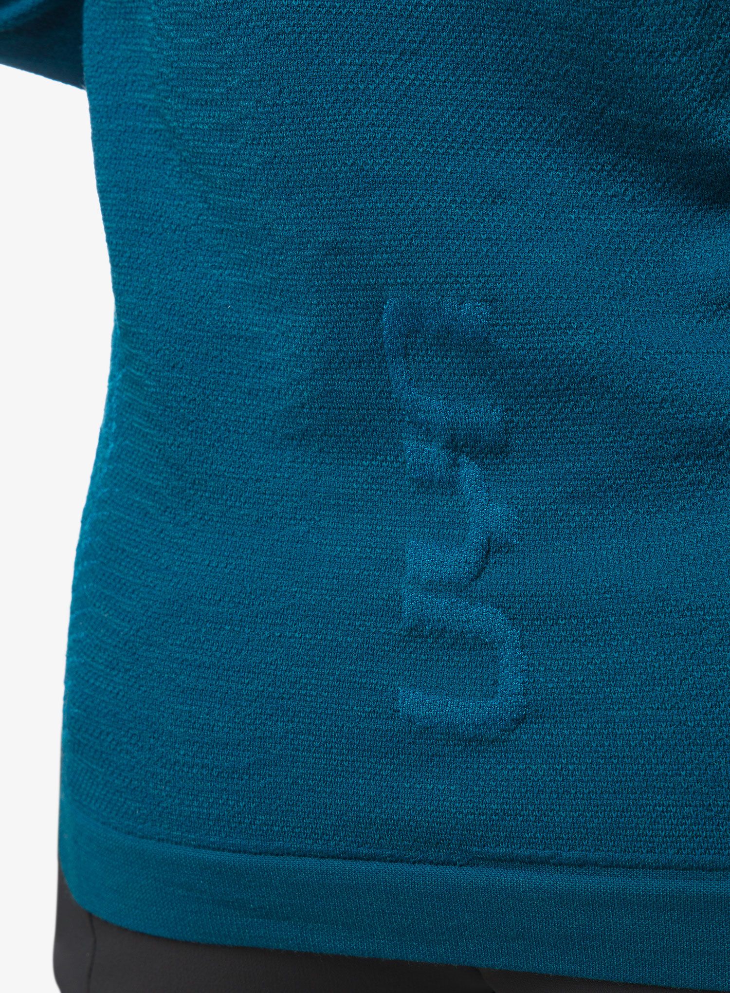 Ženska termo flis jopa UYN Nival 2nd Layer OW Shirt Long LS - blue poseidon/atlantic