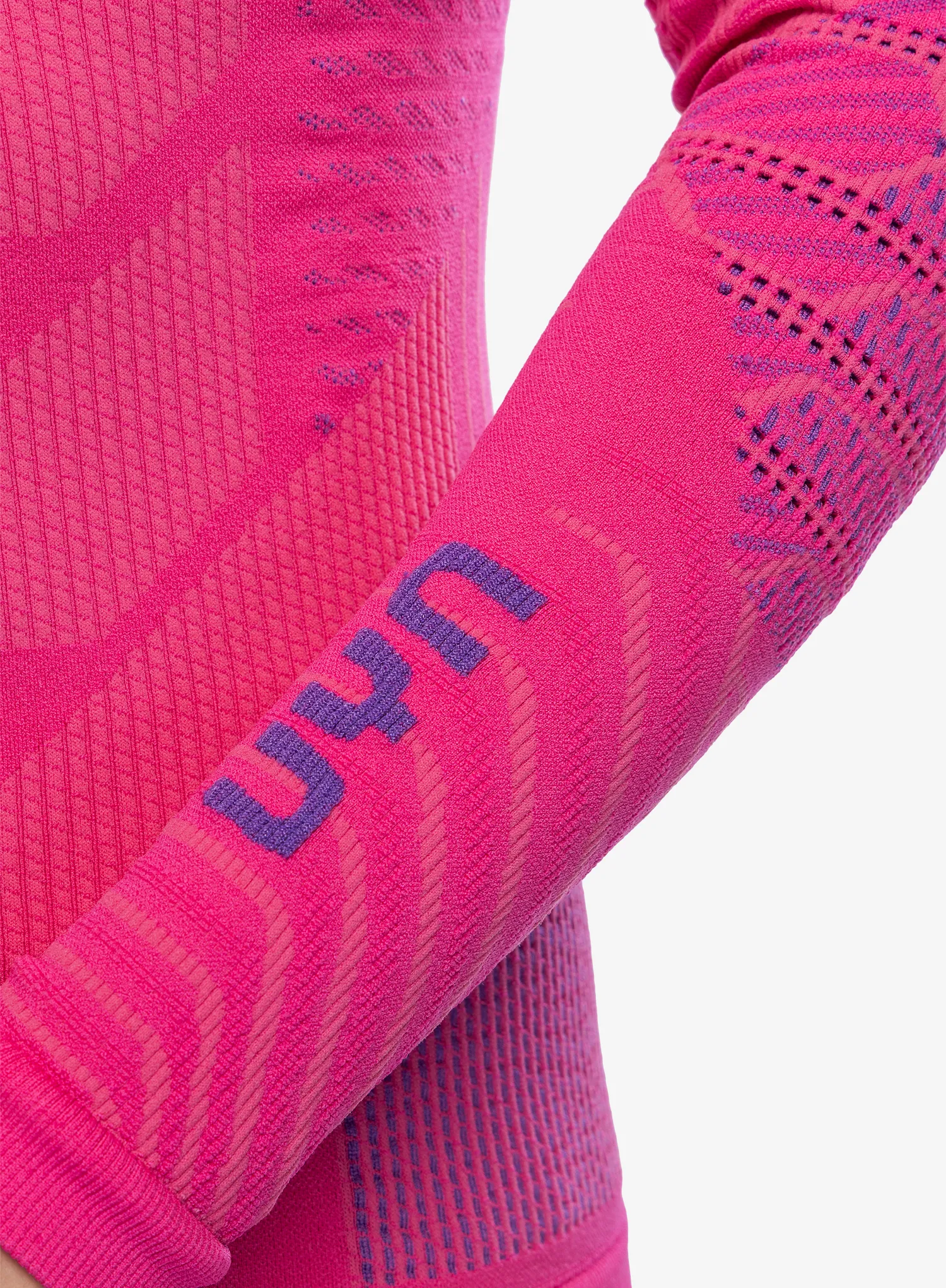 Ženska termo flis jopa UYN Resilyon UW Shirt LG LS Round Neck - magenta/pink
