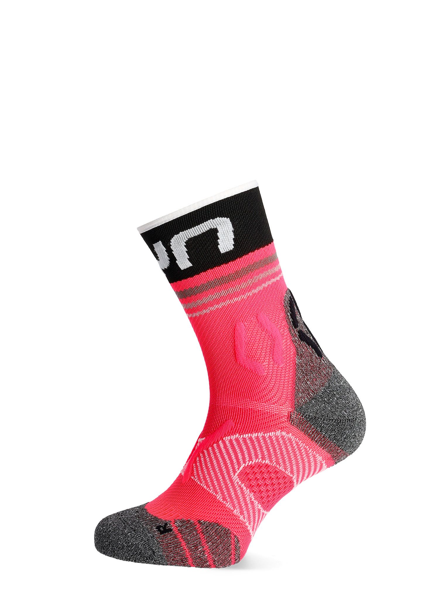 Ženske tekaške nogavice UYN Runner's One Short Socks - pink/black