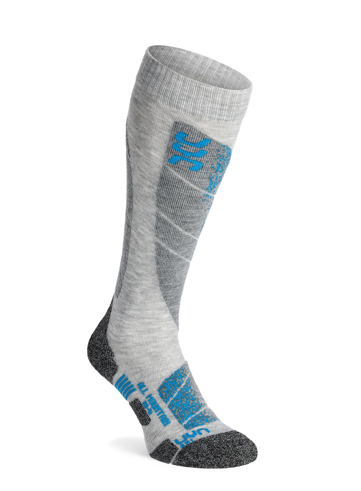 Smučarske nogavice UYN Ski All Mountain Man - light grey melange/azure
