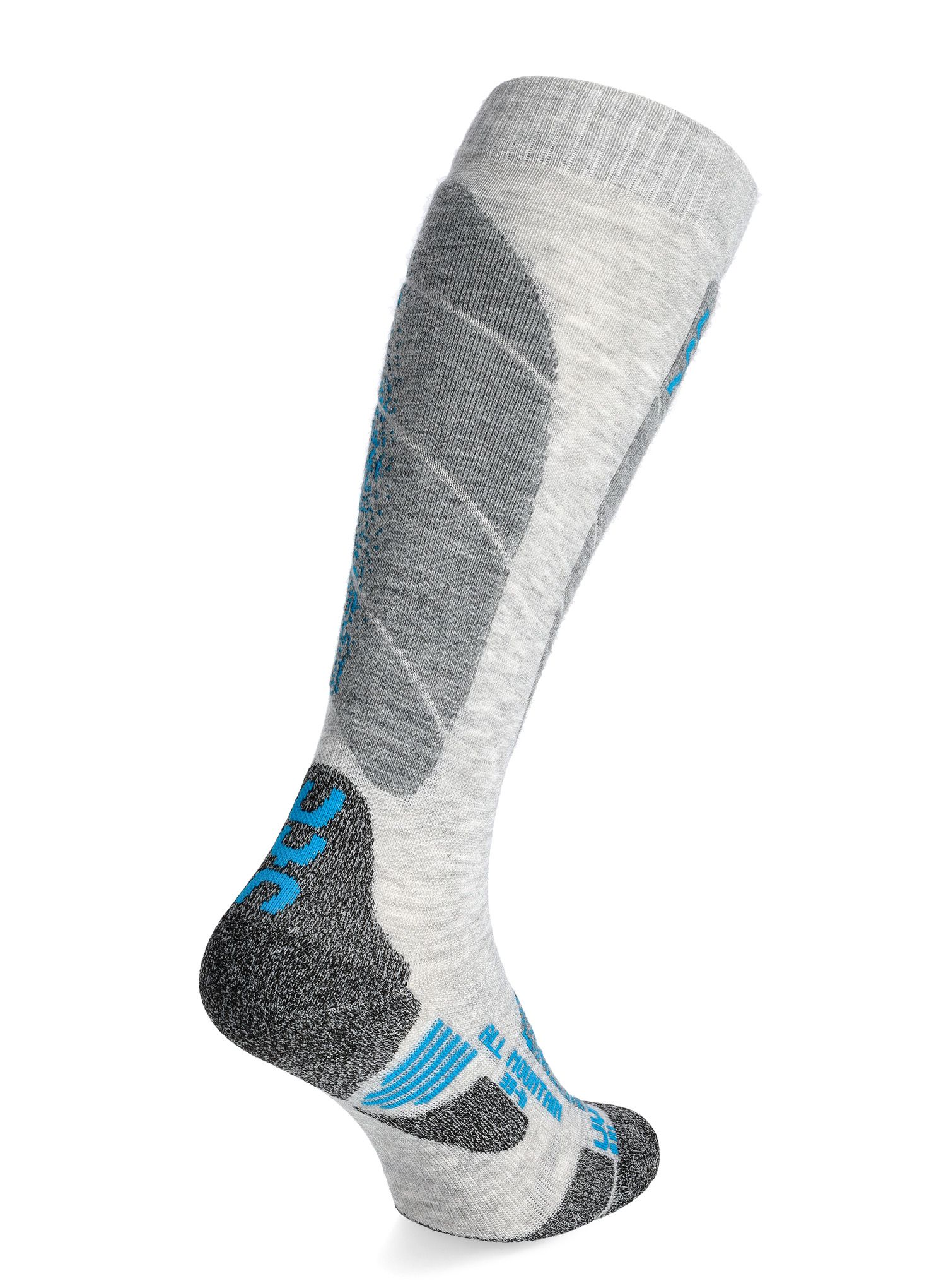 Smučarske nogavice UYN Ski All Mountain Man - light grey melange/azure