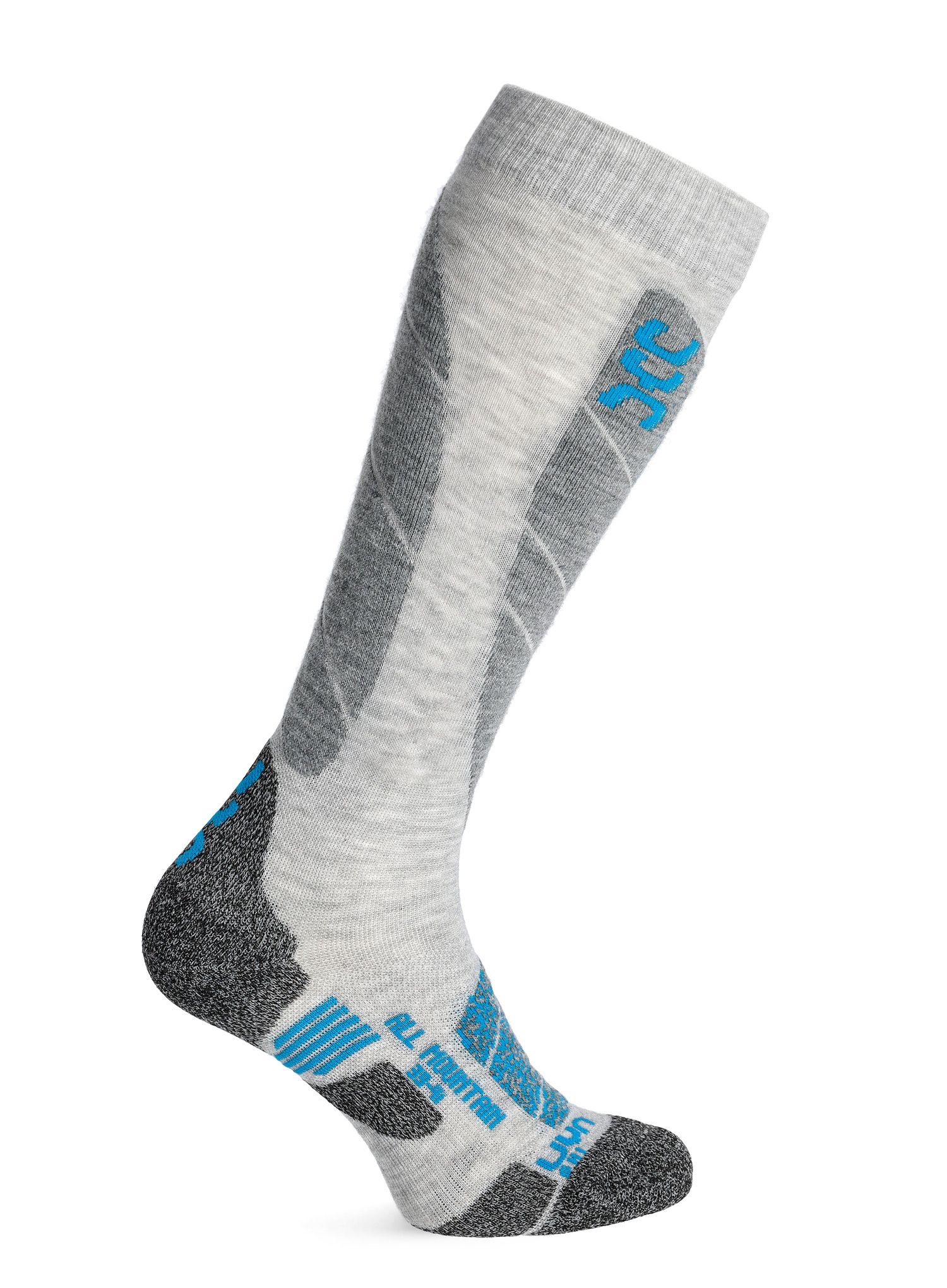 Smučarske nogavice UYN Ski All Mountain Man - light grey melange/azure