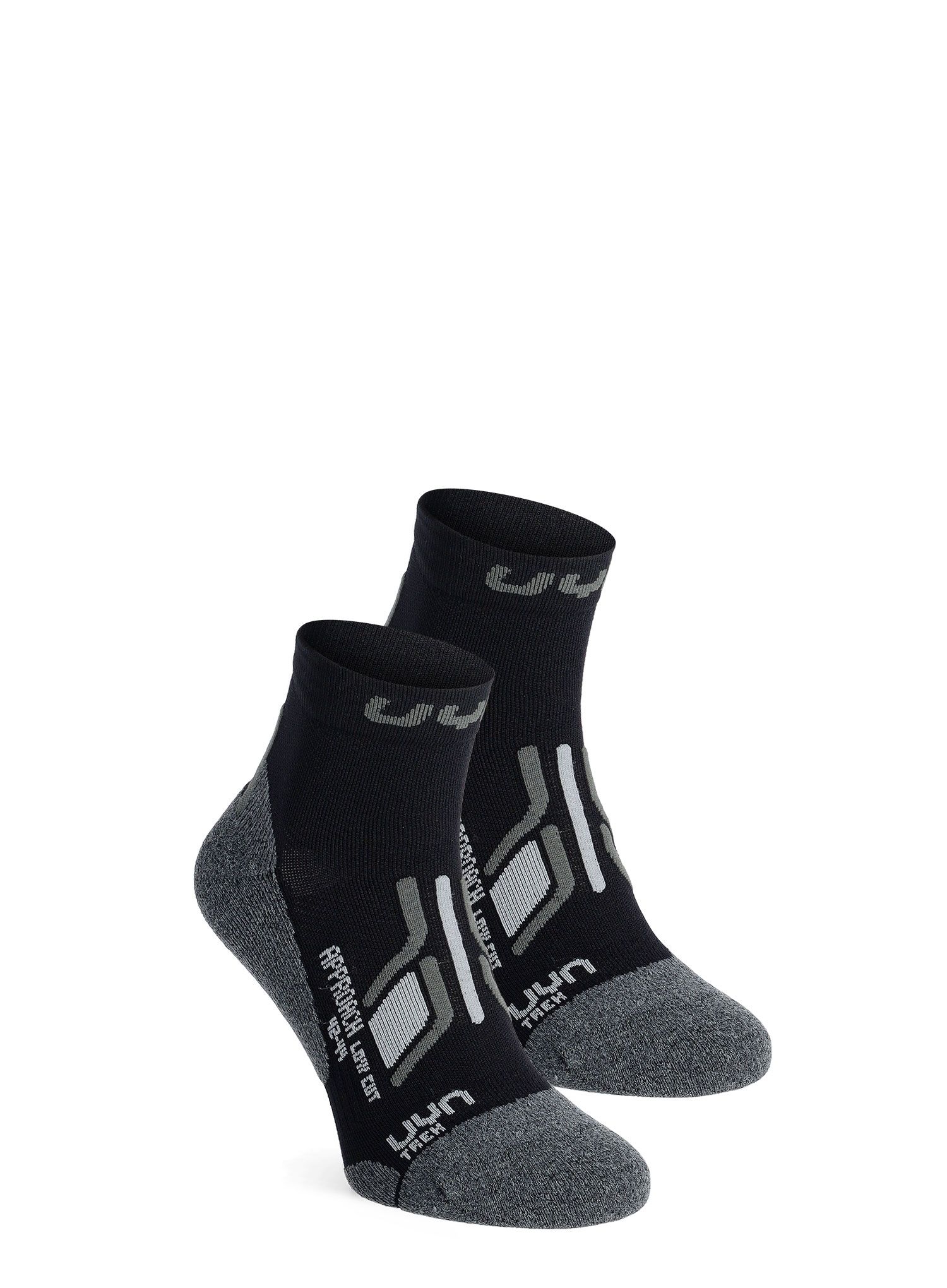 Nogavice UYN Trekking Approach Low Cut Socks 2-Pack - black/grey