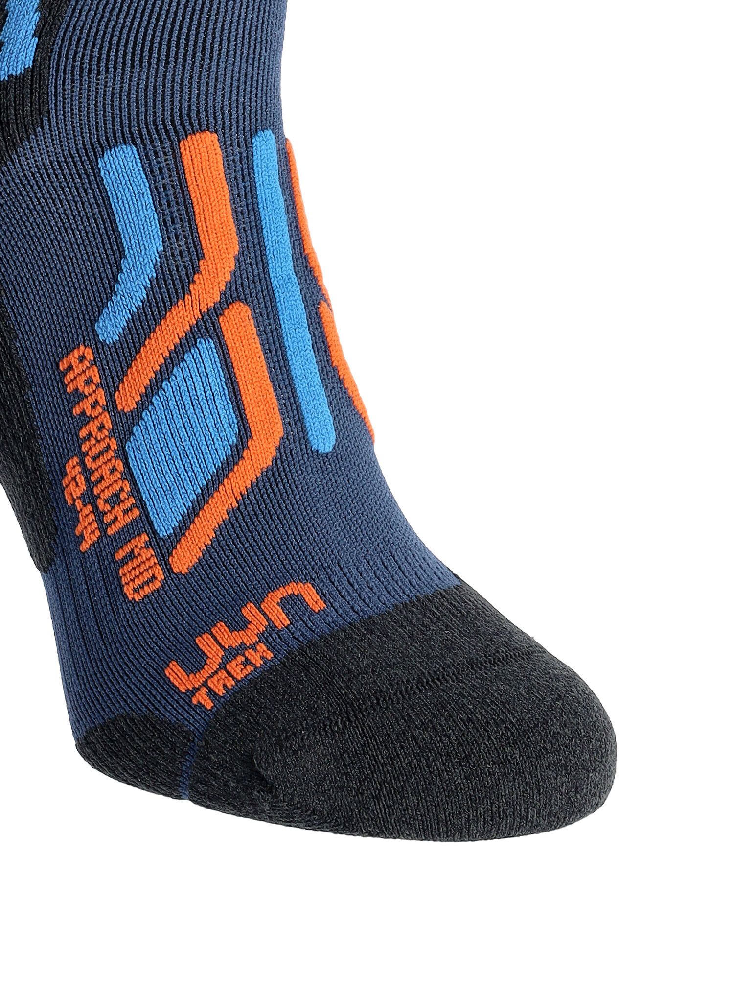 Nogavice UYN Trekking Approach Mid Socks 2-Pack - blue/orange/grey melange