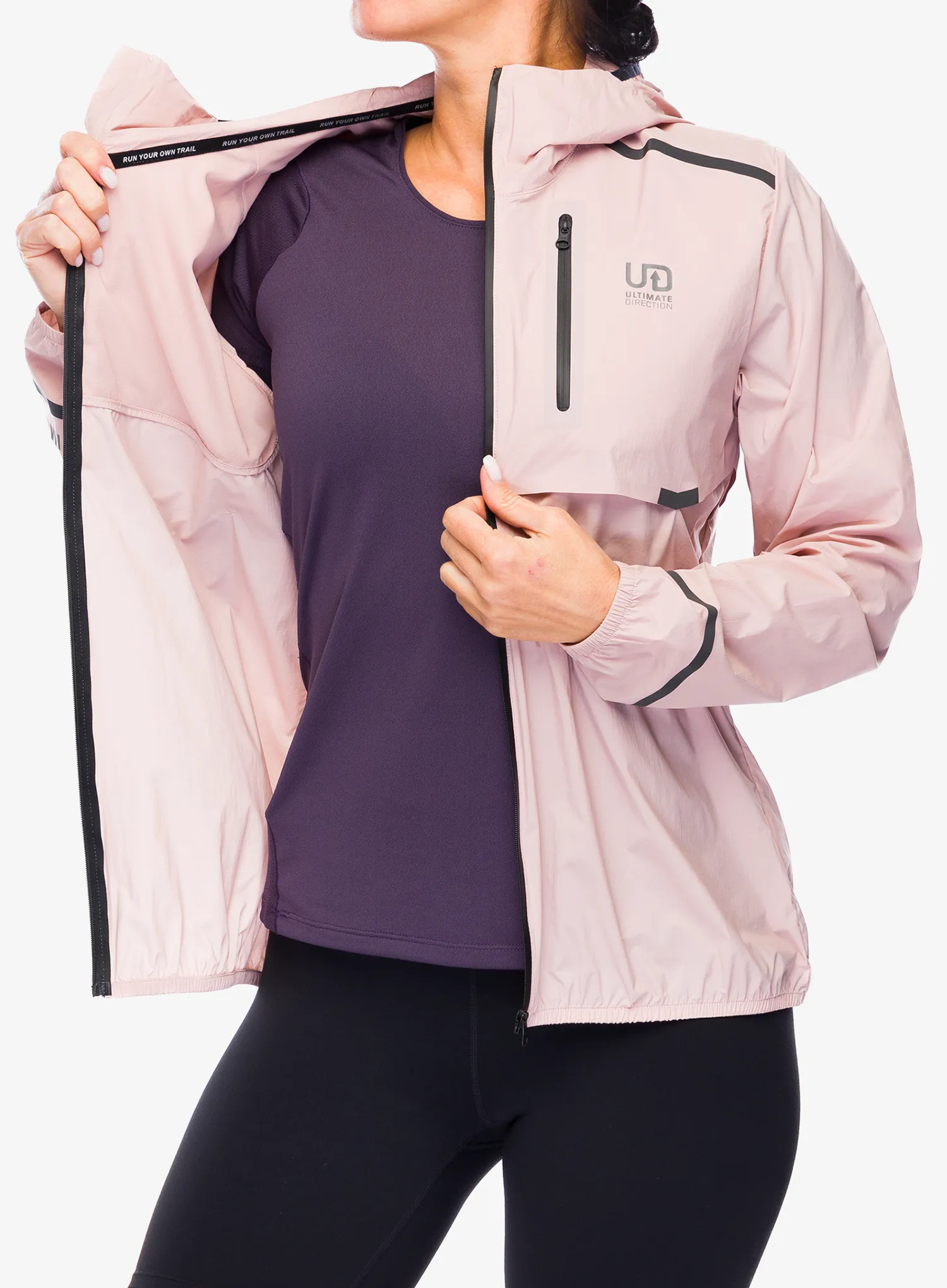 Ženska vetrovka Ultimate Direction Aerolight Wind Jacket - clay