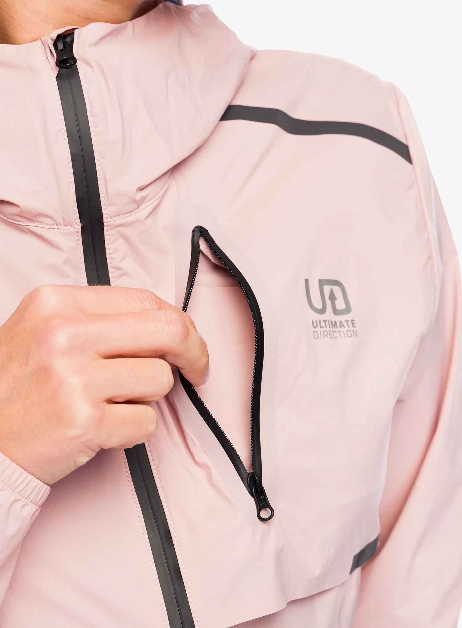 Ženska vetrovka Ultimate Direction Aerolight Wind Jacket - clay
