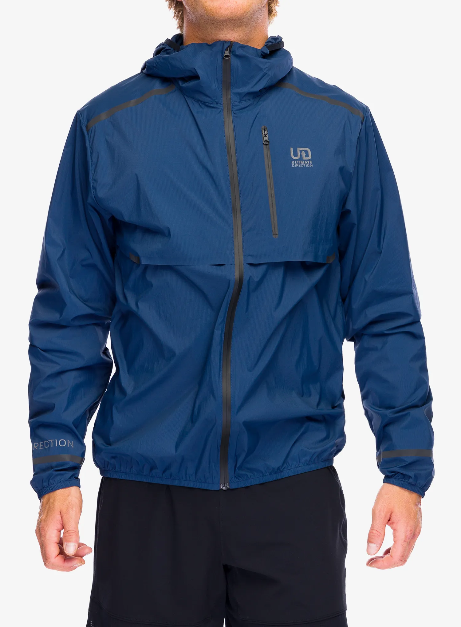 Vetrovka Ultimate Direction Aerolight Wind Jacket - navy