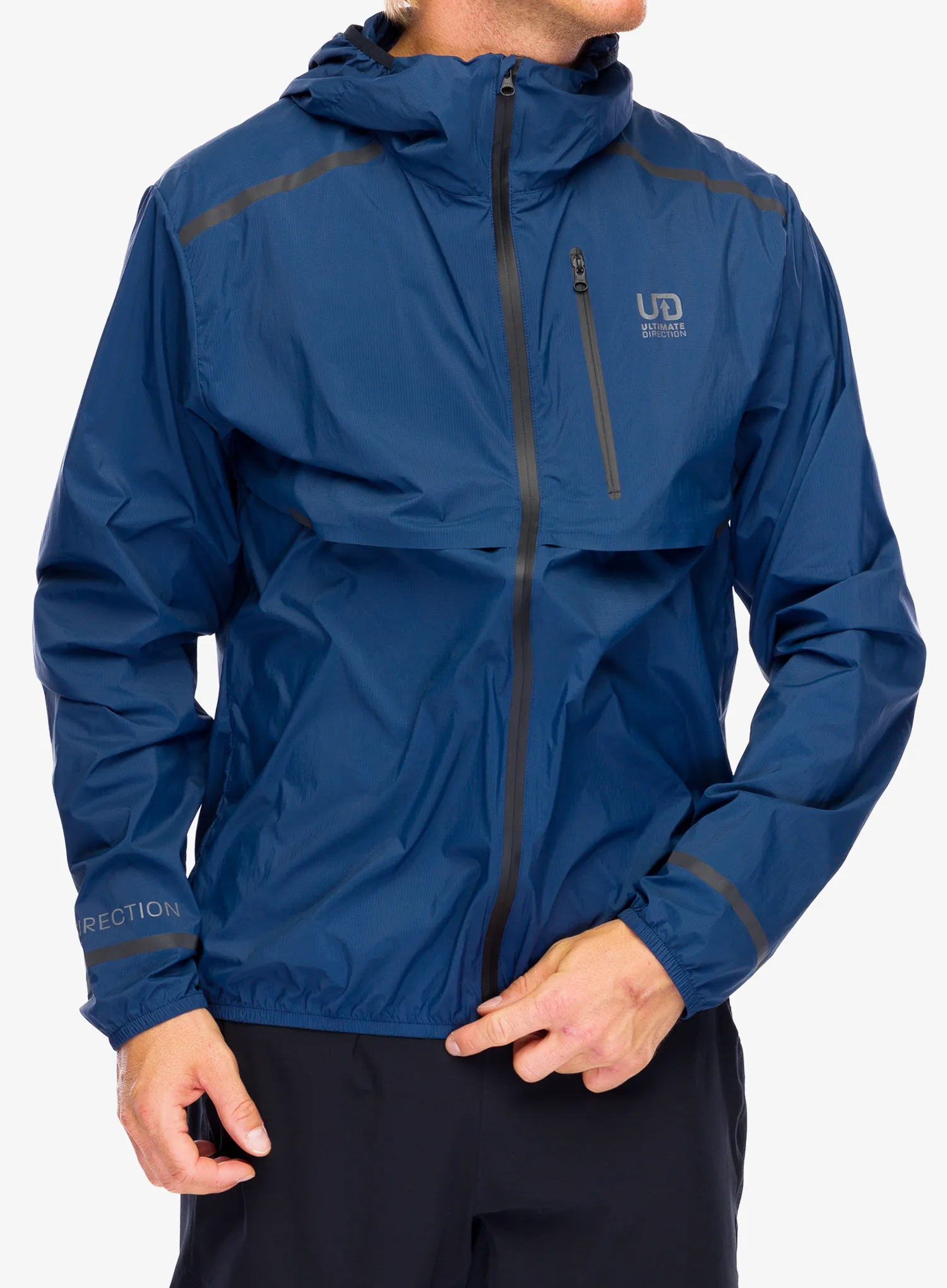 Vetrovka Ultimate Direction Aerolight Wind Jacket - navy