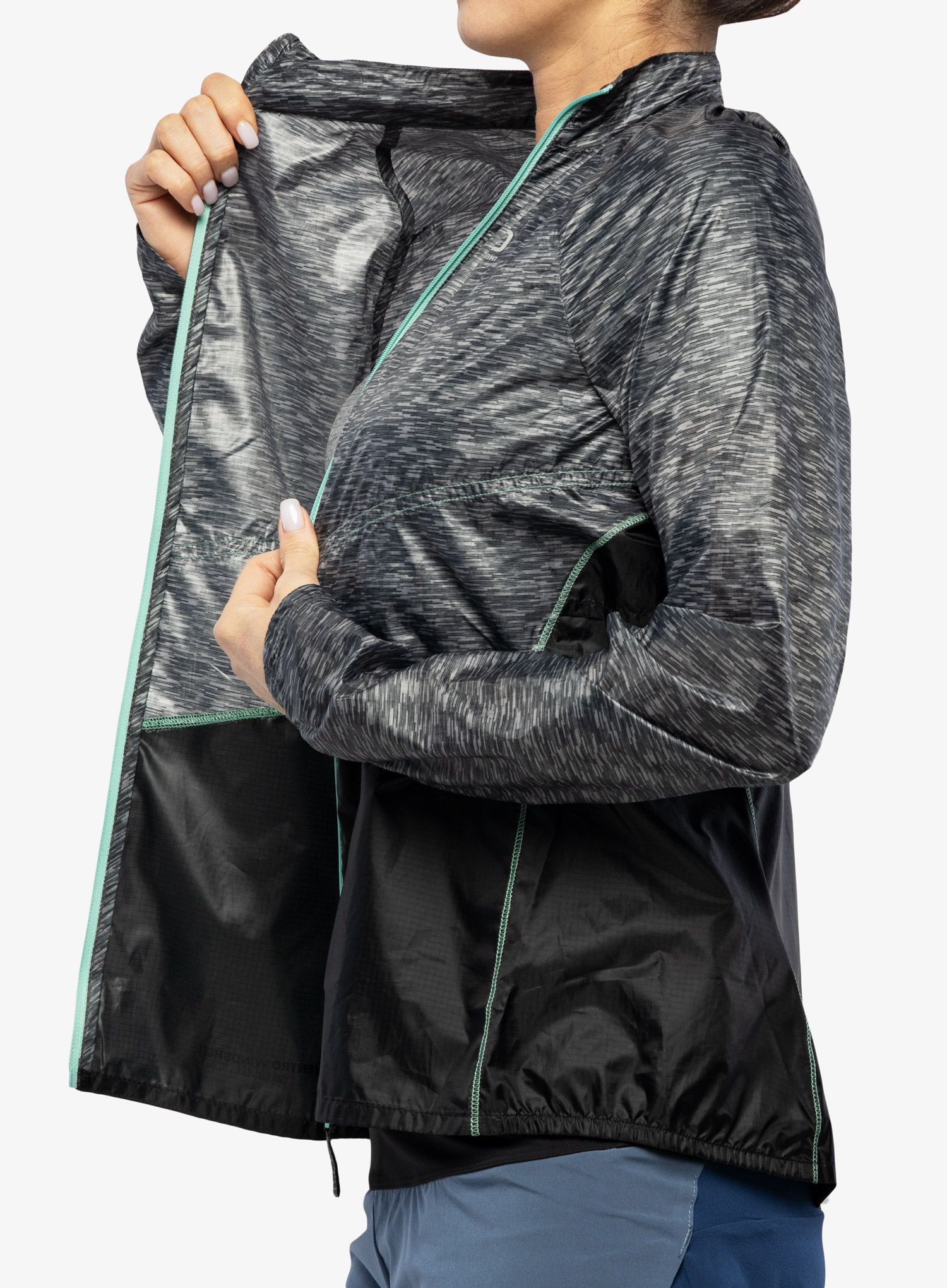 Ženska jakna za tek Ultimate Direction Ventro Windshell - hth.grey