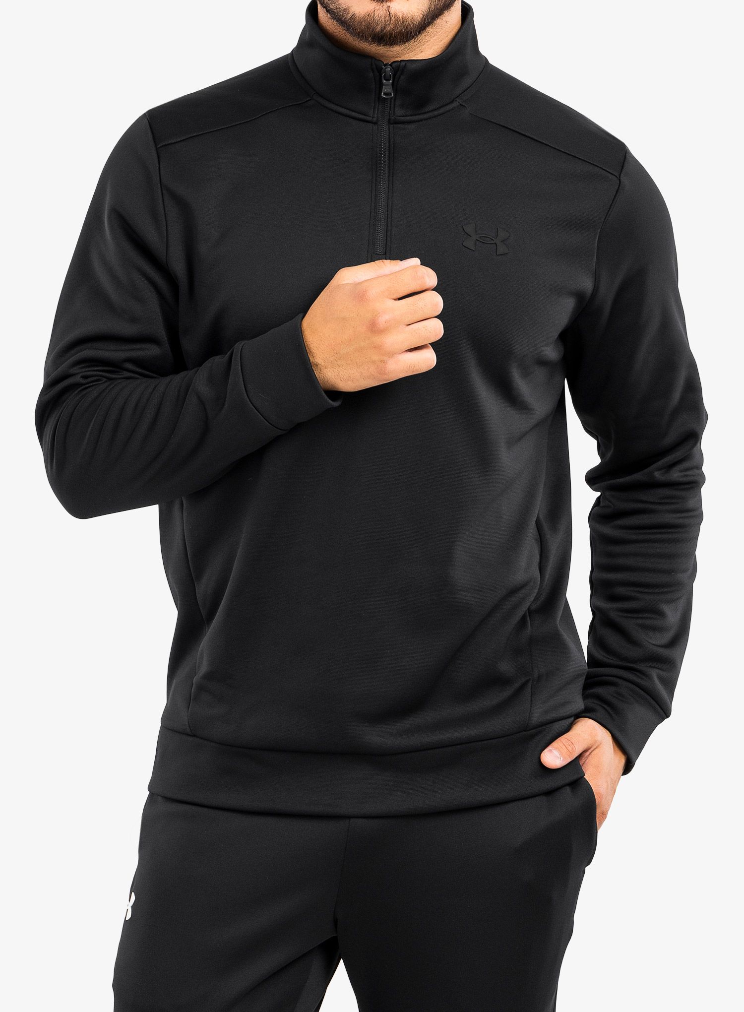 Jopica Under Armour UA Armour Fleece 1/4 Zip - black/black