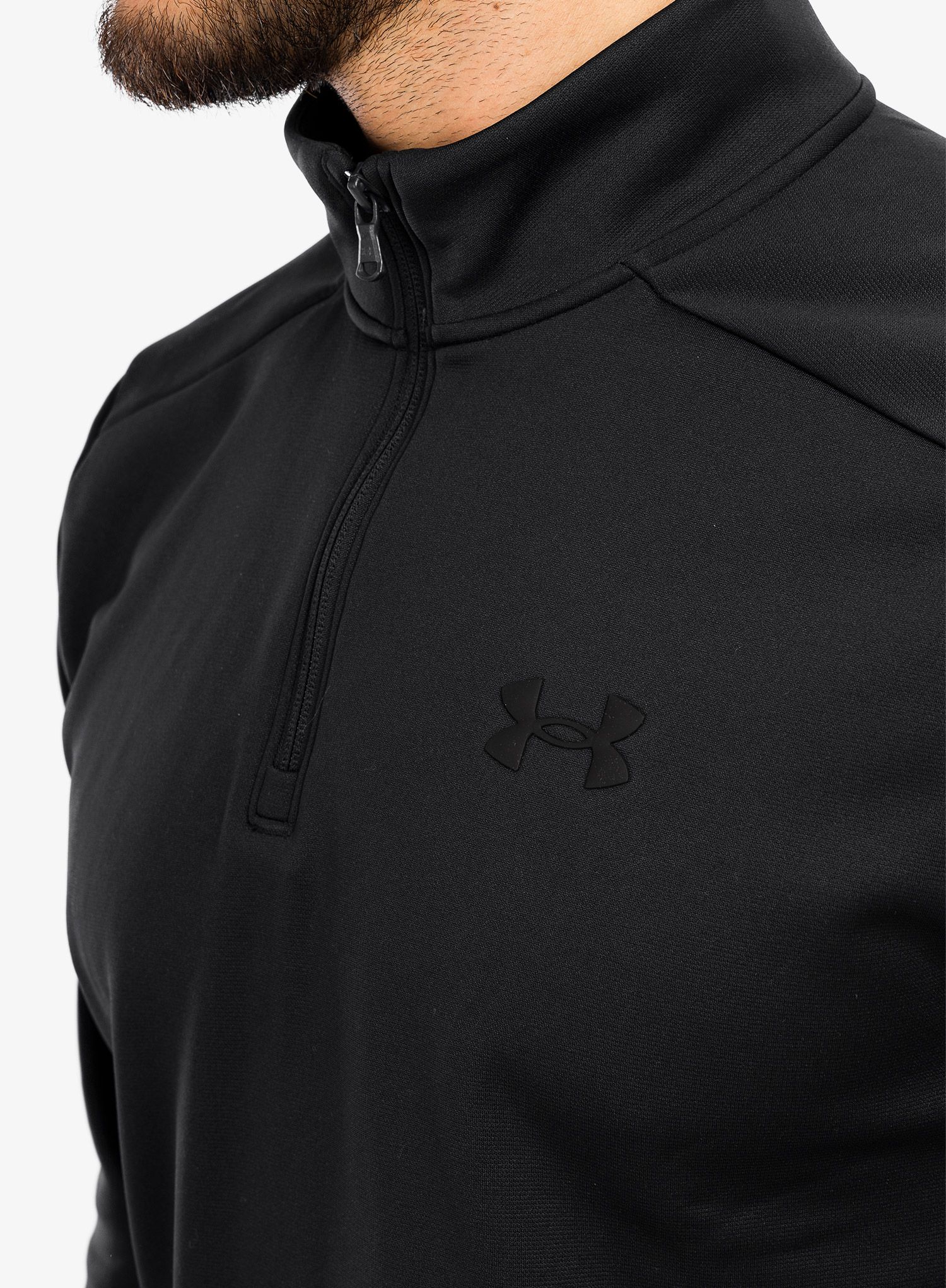 Jopica Under Armour UA Armour Fleece 1/4 Zip - black/black