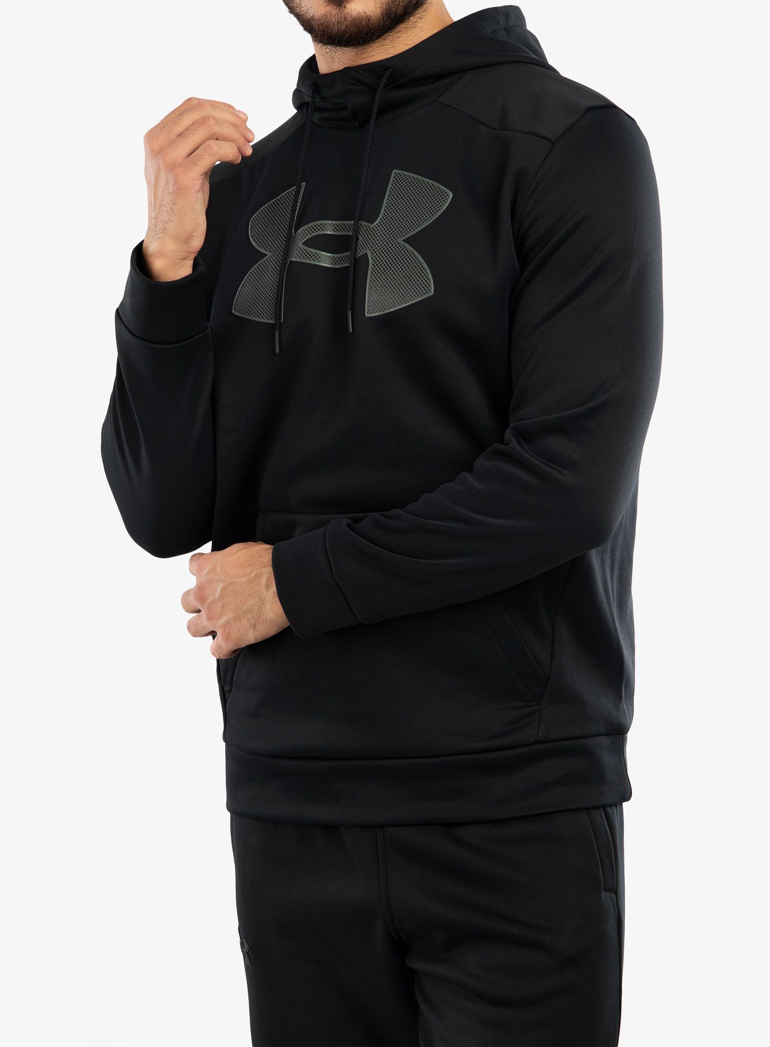 Jopica Under Armour UA Armour Fleece Big Logo HD - black/black/pitch gray