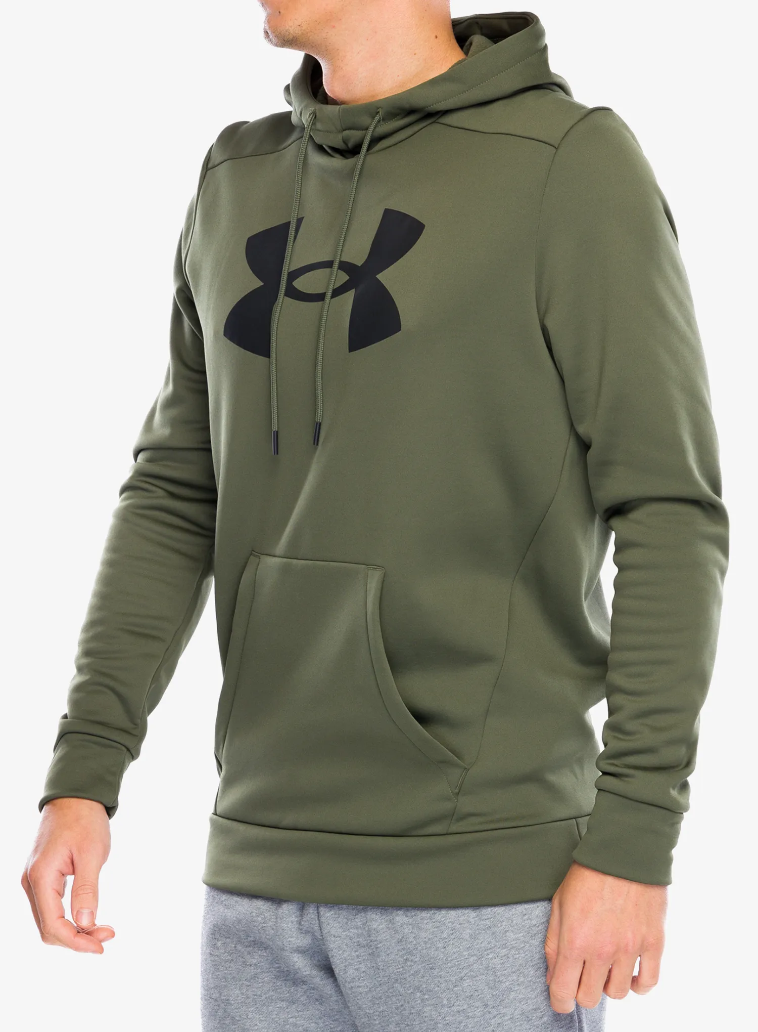 Jopica s kapuco Under Armour Armour Fleece Big Logo Hoodie - marine od green/black