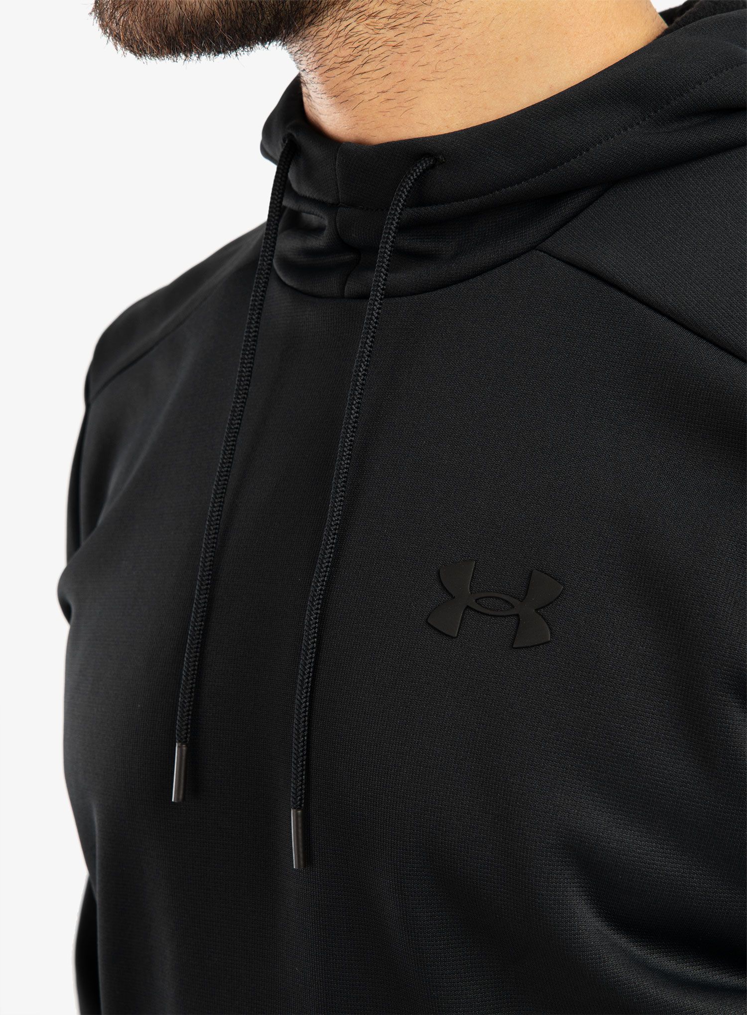 Jopica s kapuco Under Armour UA Armour Fleece Hoodie - black/black