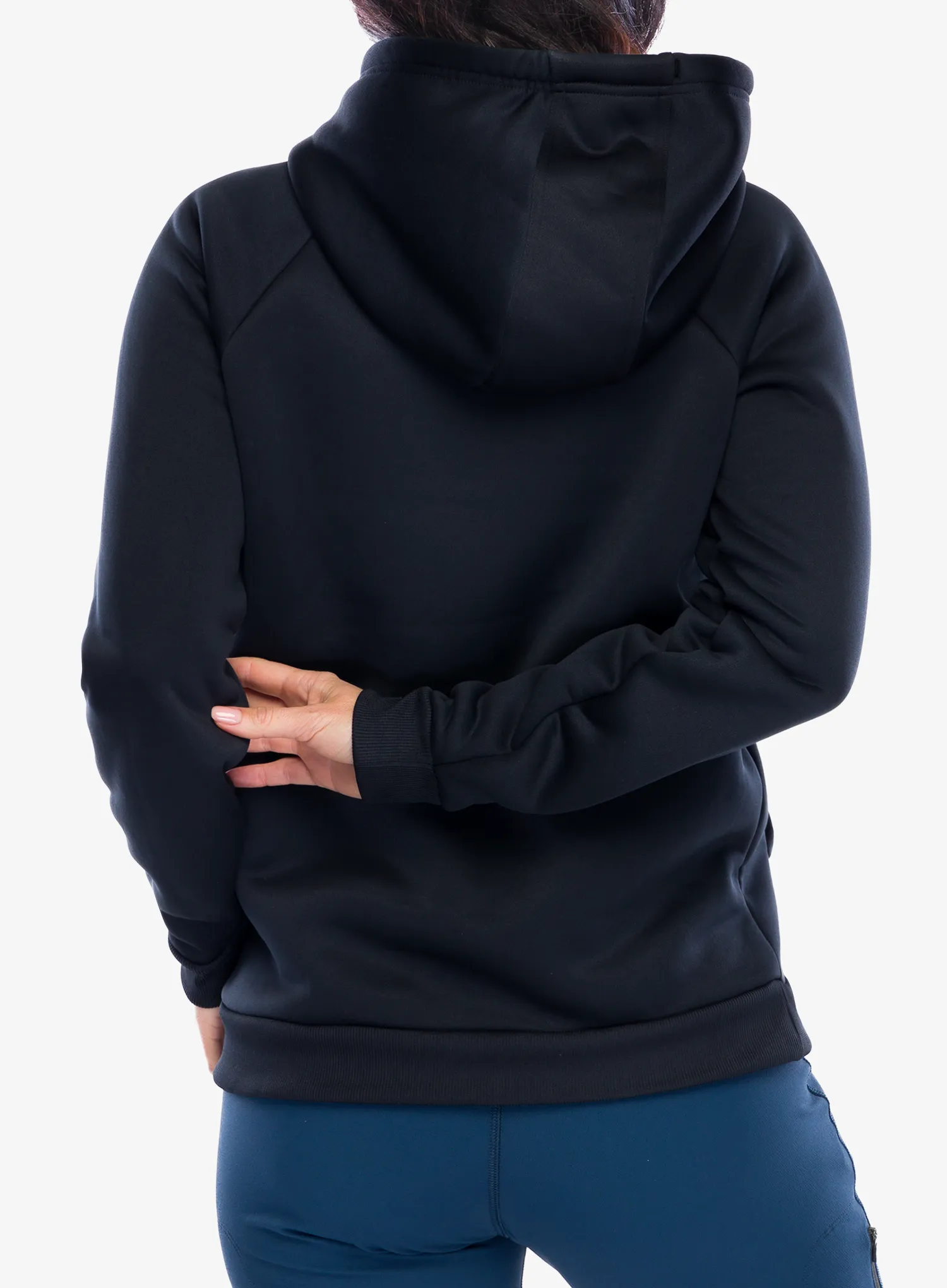 Ženska jopa s kapuco Under Armour Armour Fleece Hoodie - black/white
