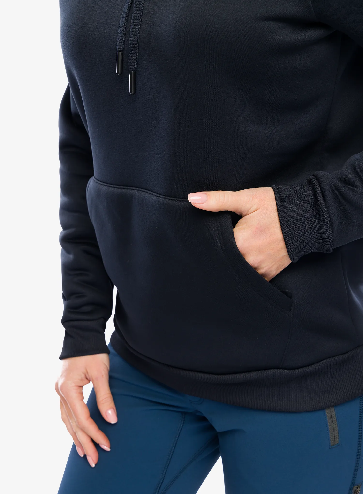 Ženska jopa s kapuco Under Armour Armour Fleece Hoodie - black/white