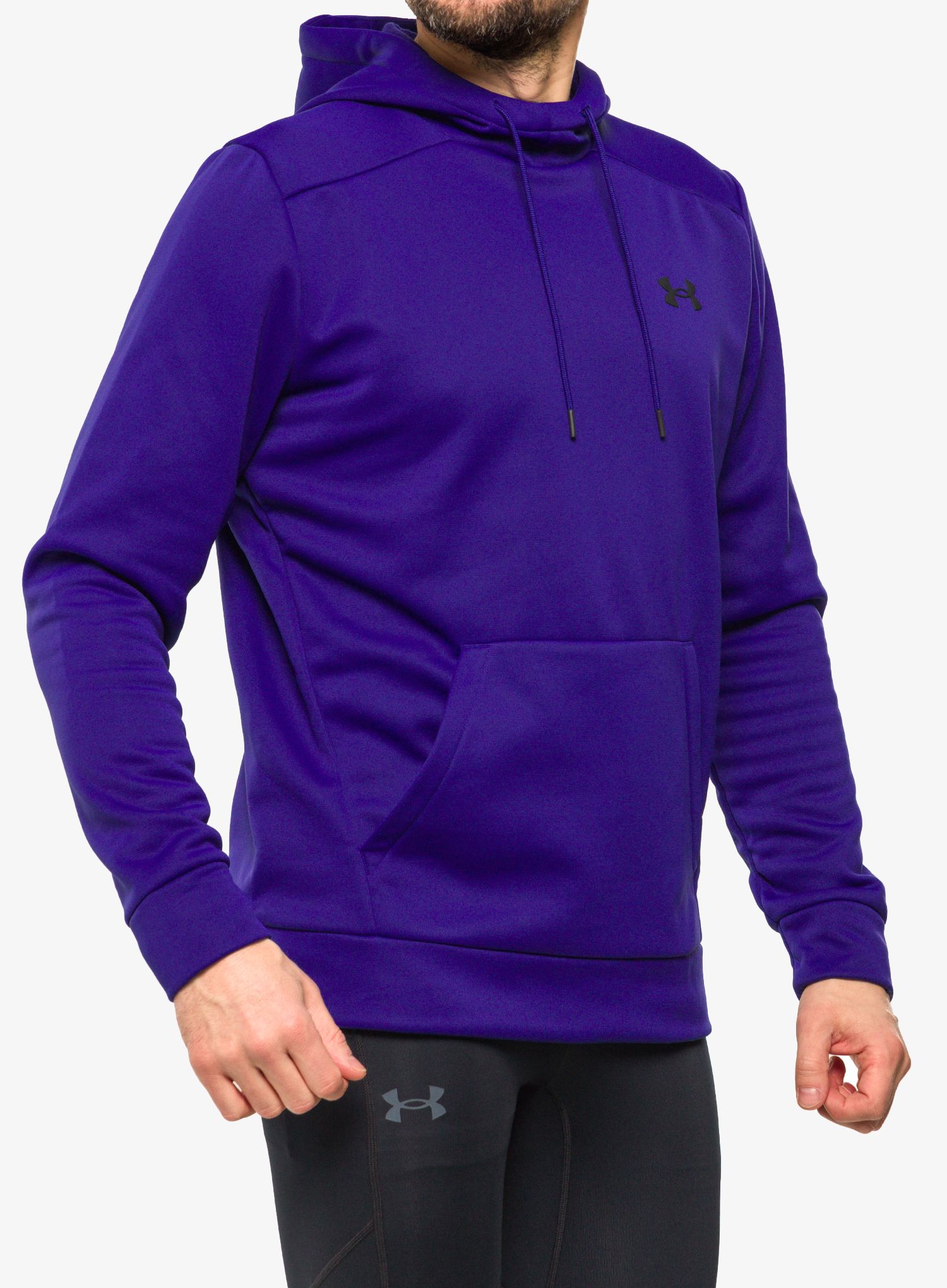 Moška jopica Under Armour UA Armour Fleece Hoodie - sonar blue/black