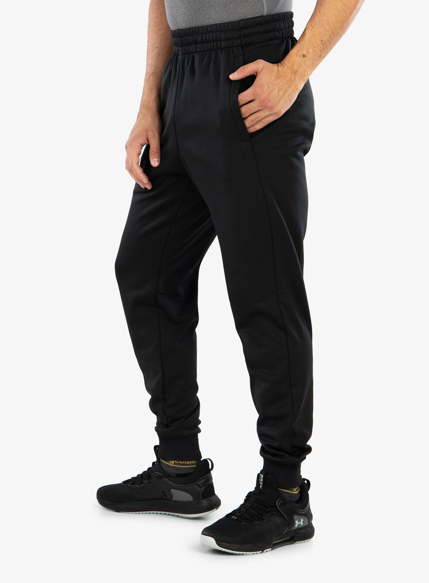 Hlače Under Armour UA Armour Fleece Joggers - black/black