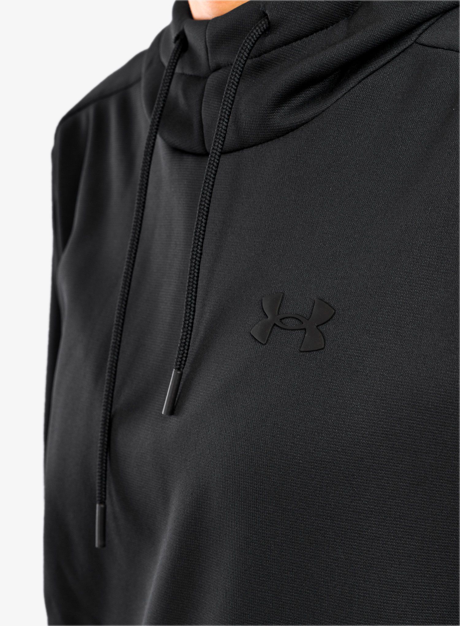 Ženska jopica Under Armour Armour Fleece LC Hoodie - black/black