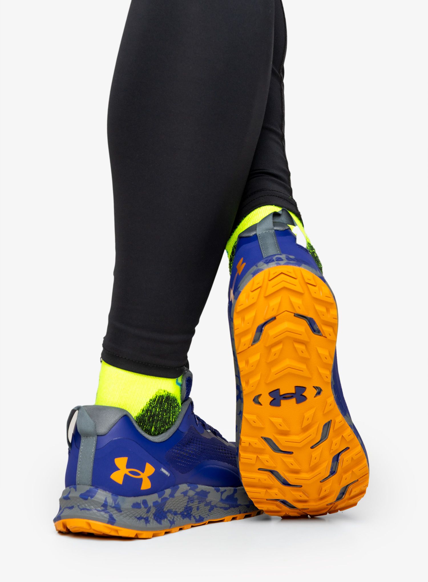 Moški tekaški čevlji Under Armour Charged Bandit TR 2 - sonar blue/honey orange