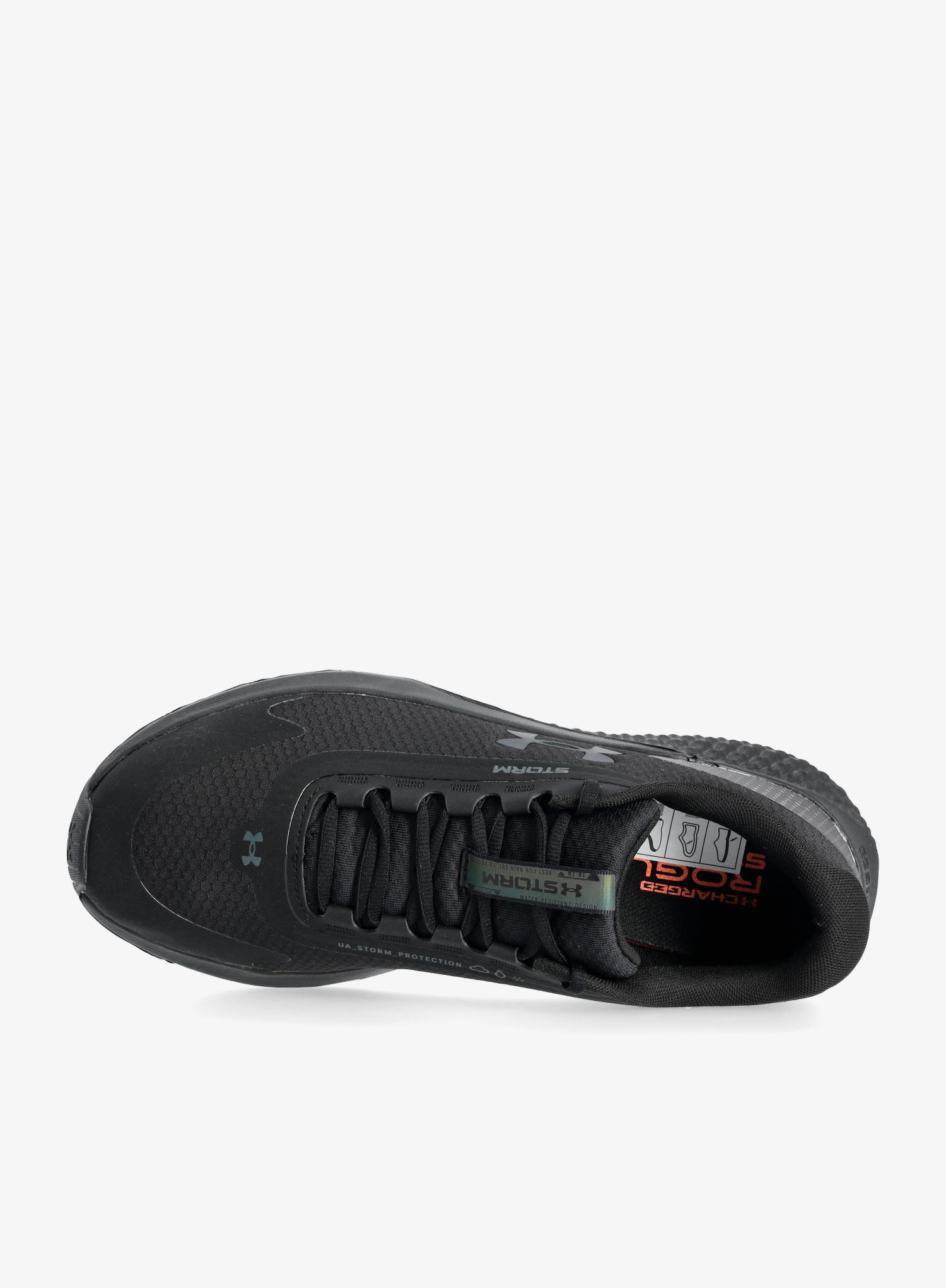 Moški tekaški čevlji Under Armour UA Charged Rogue 3 Storm - black/black/black