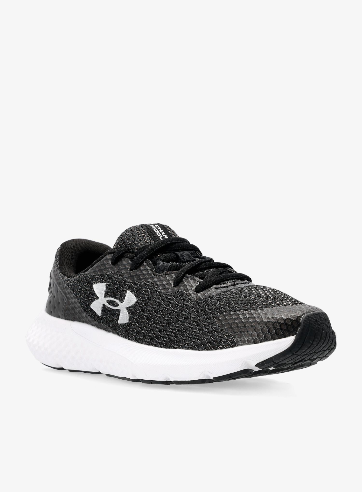 Ženski tekaški čevlji Under Armour Charged Rogue 3 - black/black/metallic silver