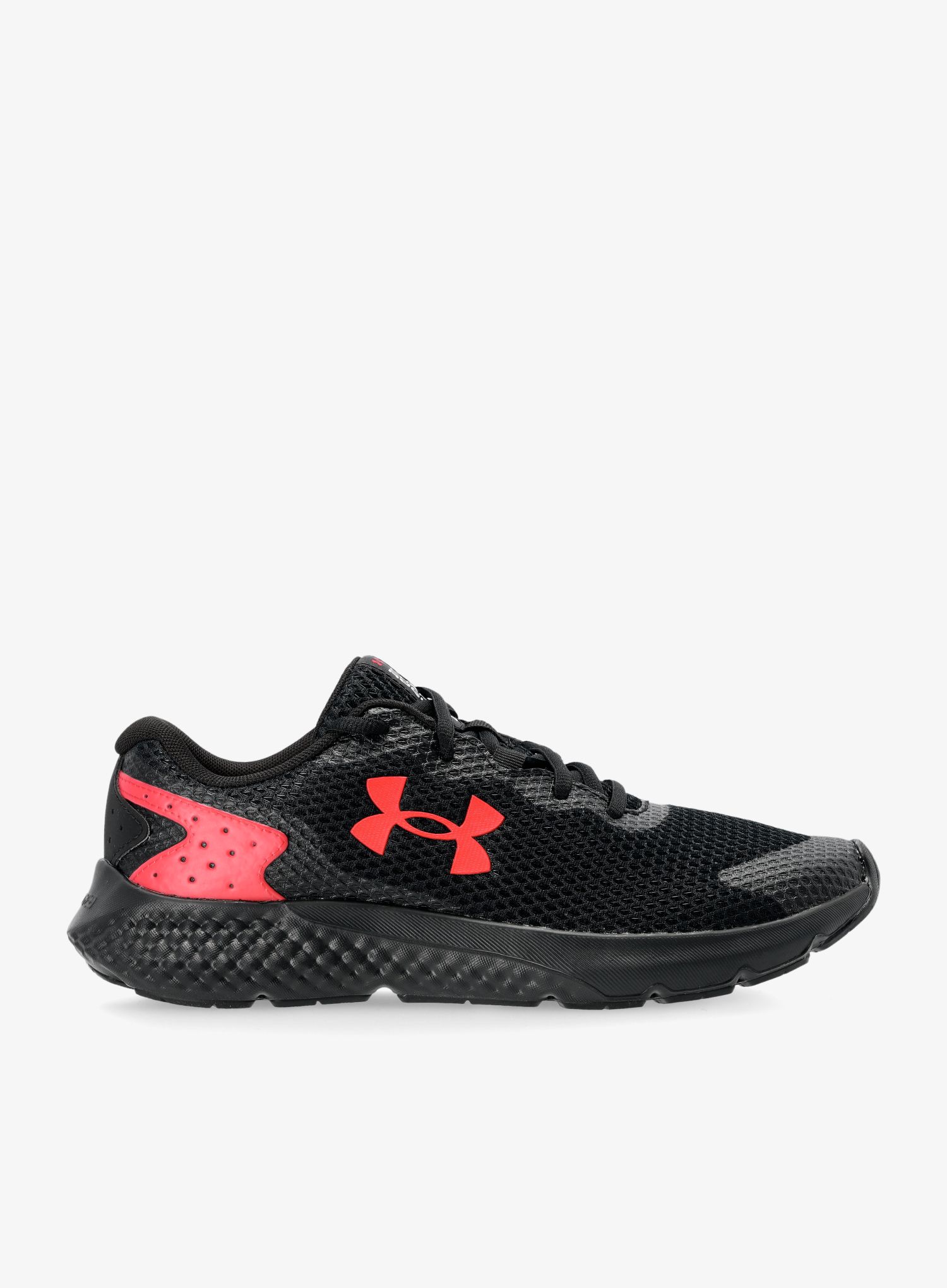 Moški tekaški čevlji Under Armour Charged Rouge 3 - black/red/red