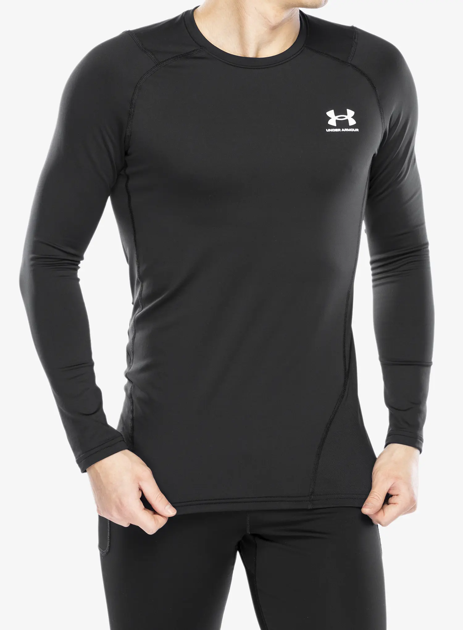 Jopica Under Armour ColdGear Fitted Crew - black/white