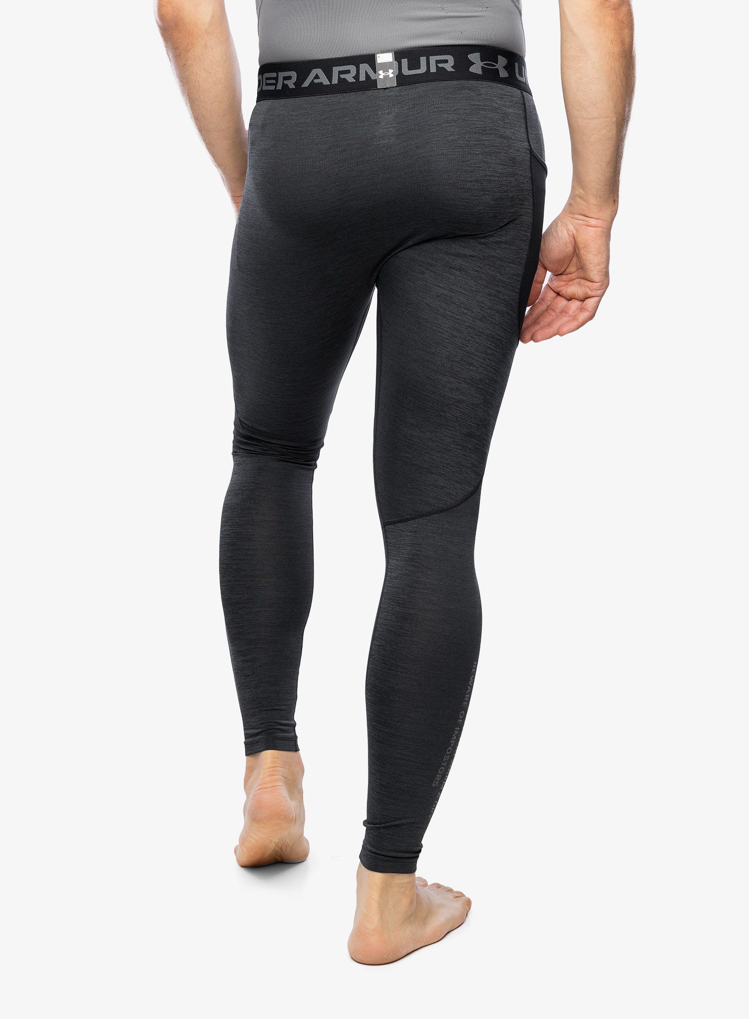 Termo pajkice Under Armour ColdGear Twist Leggings - black/pitch gray