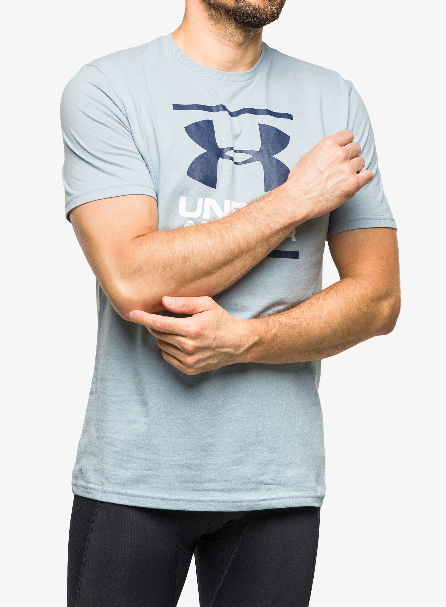 Moška majica Under Armour GL Foundation SS T - harbor blue/white