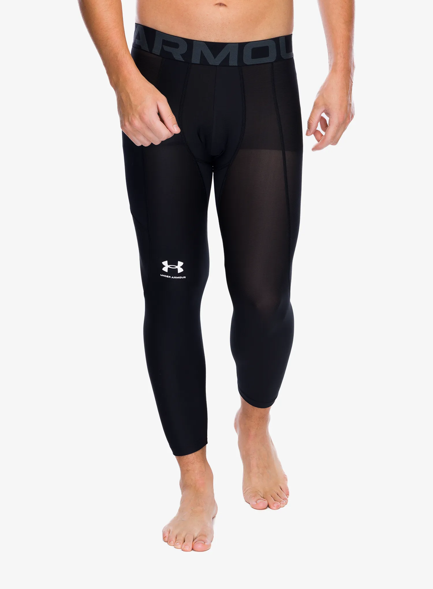 Gamaše Under Armour HeatGear 3/4 Leggings - black/white