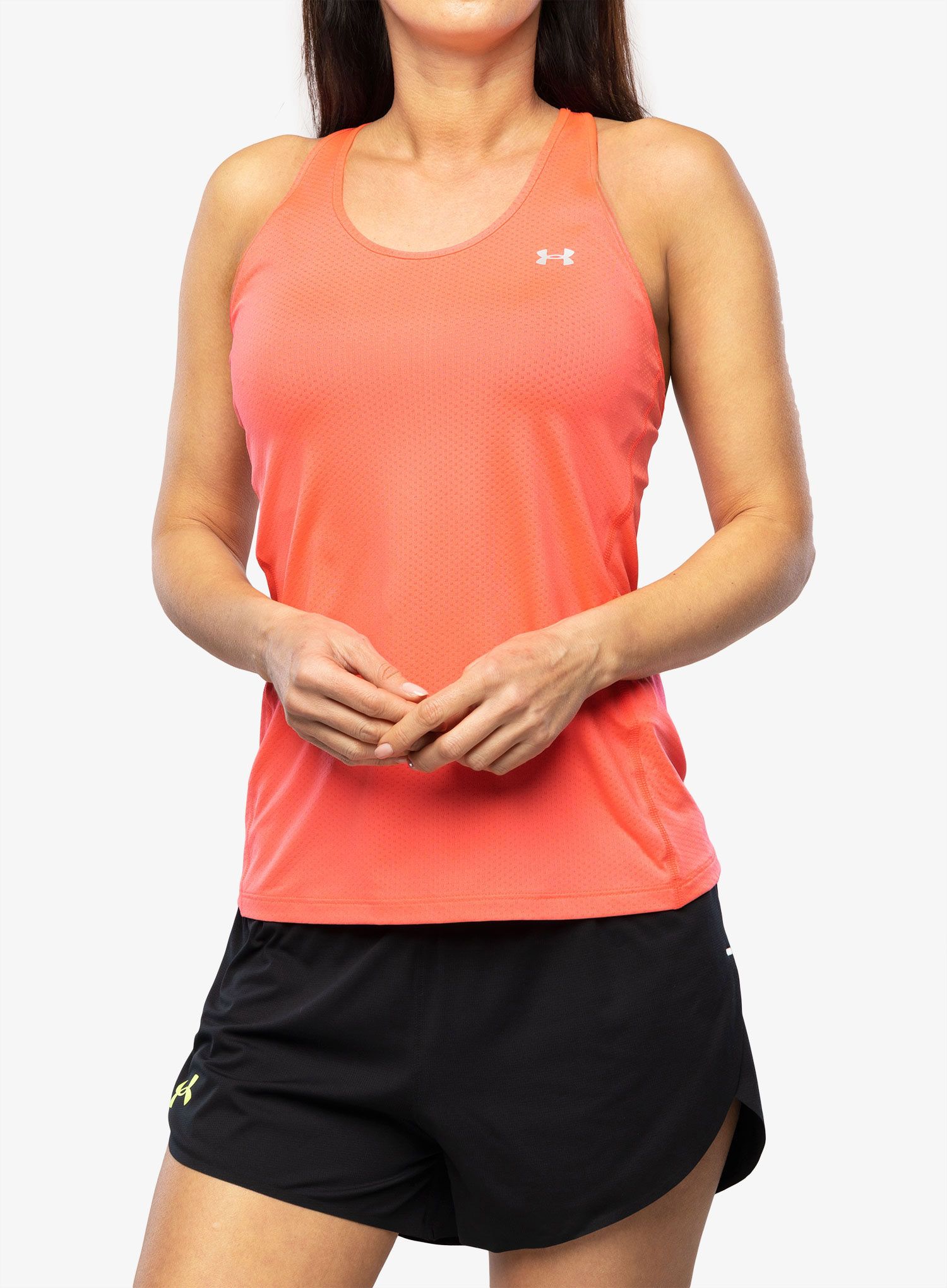Ženski top Under Armour Heat Gear Armour Racer Tank - pink shock/perfect/iridescent