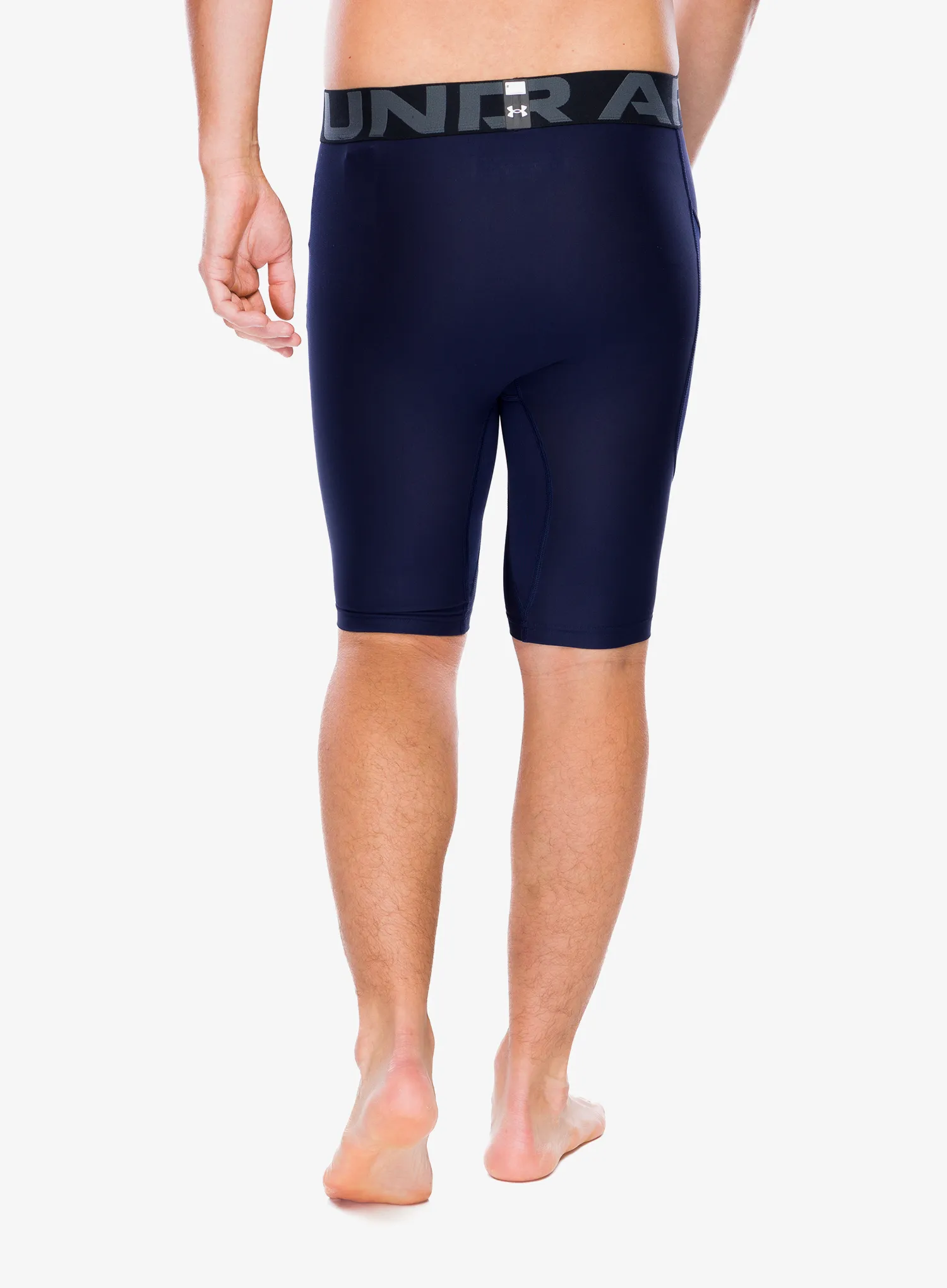 Športne kratke hlače Under Armour HeatGear Pocket Long Shorts - midnight navy/white