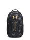 Nahrbtnik za prenosnik Under Armour Hustle 6.0 Backpack - black/black/metallic gold