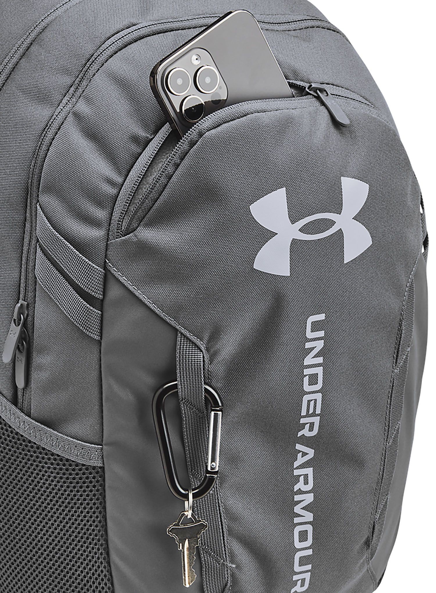 Nahrbtnik za prenosnik Under Armour Hustle 6.0 Backpack - castlerock/steel