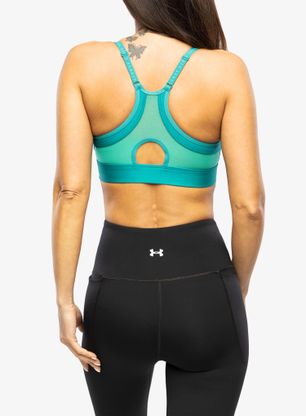 Športni nedrček Under Armour Infinity Low Covered Sports Bra - coastal teal/birdie green
