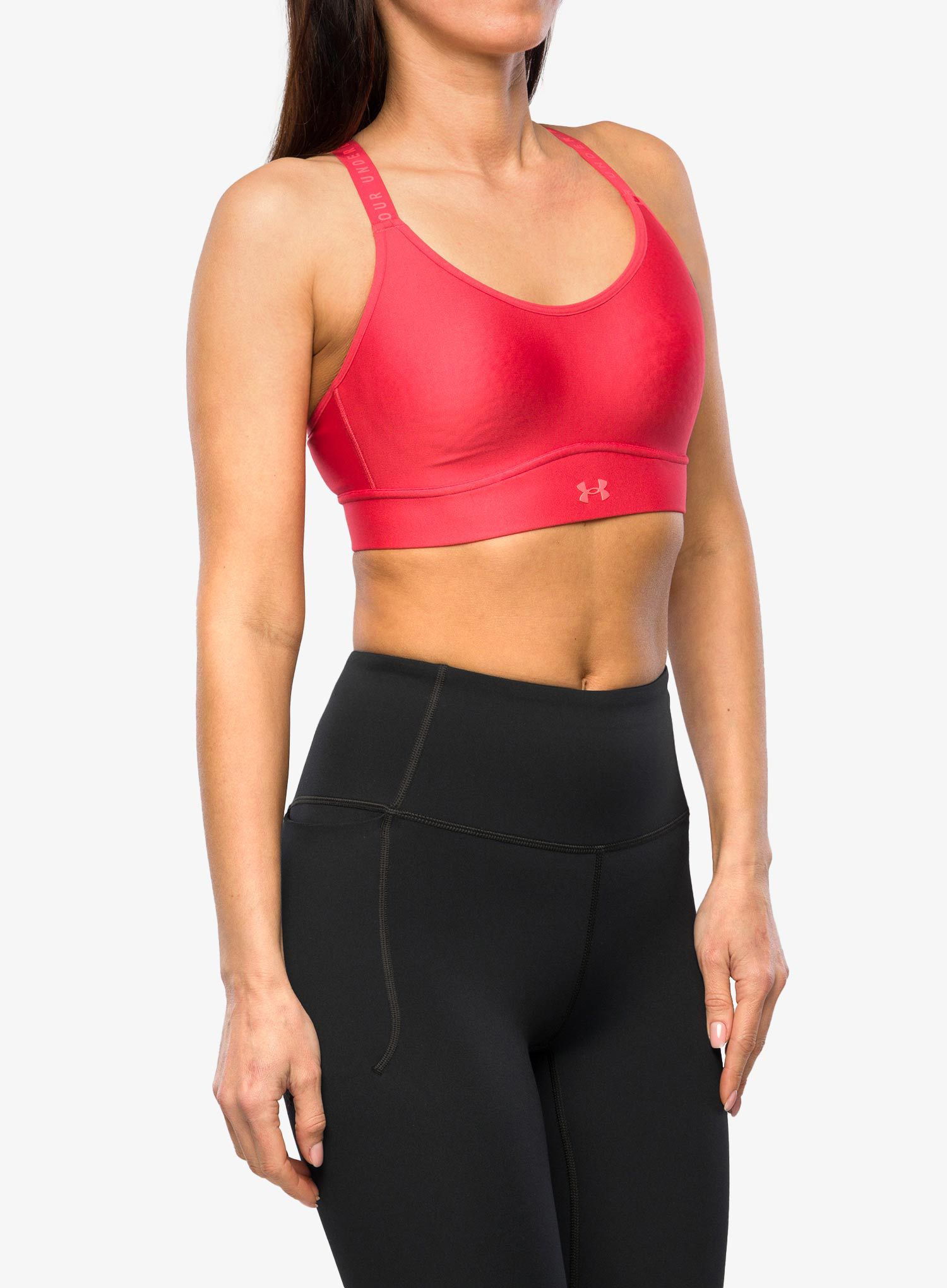 Športni nedrček Under Armour Infinity Mid Covered Sports Bra - chakra/after burn