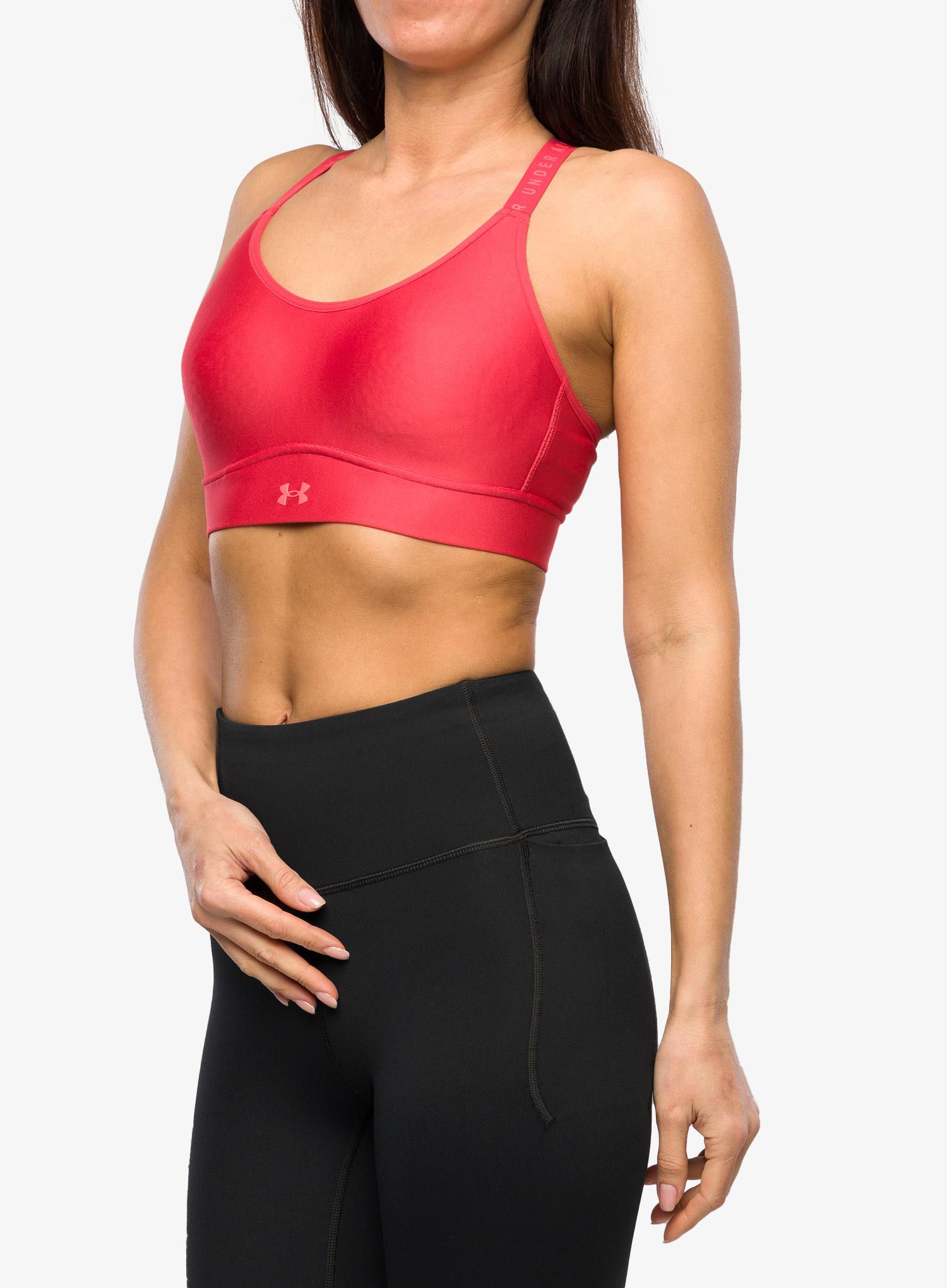 Športni nedrček Under Armour Infinity Mid Covered Sports Bra - chakra/after burn