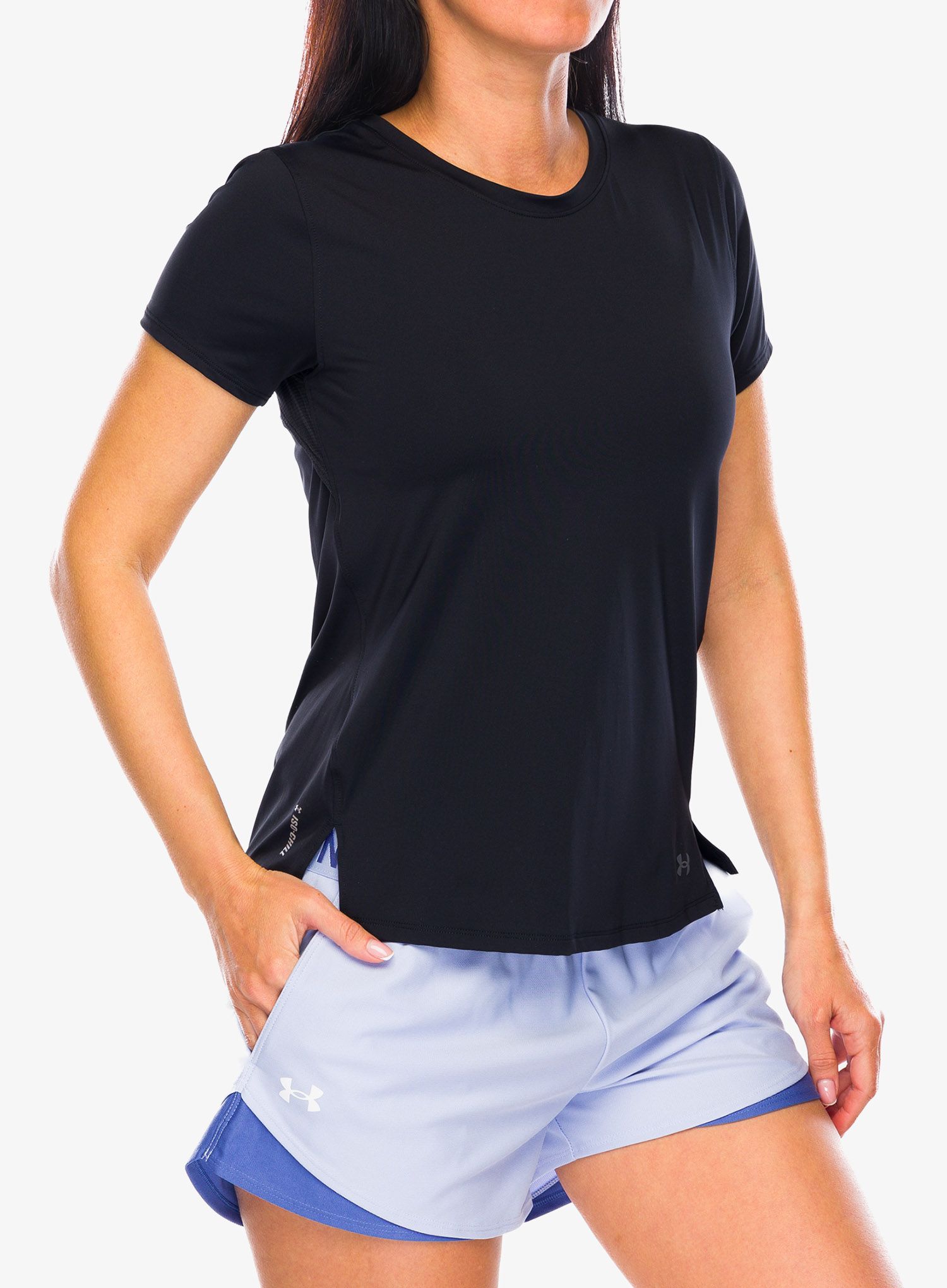 Ženska majica Under Armour IsoChill 200 Laser Tee - black/reflective