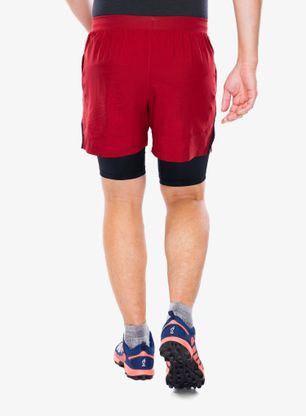 Tekaške kratke hlače Under Armour Launch 5 inch 2-in-1 Short - earthen orange/black/reflectiv