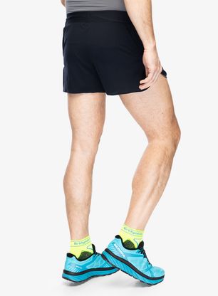 Tekaške kratke hlače Under Armour Lighter Than Air Short - black/lime surge