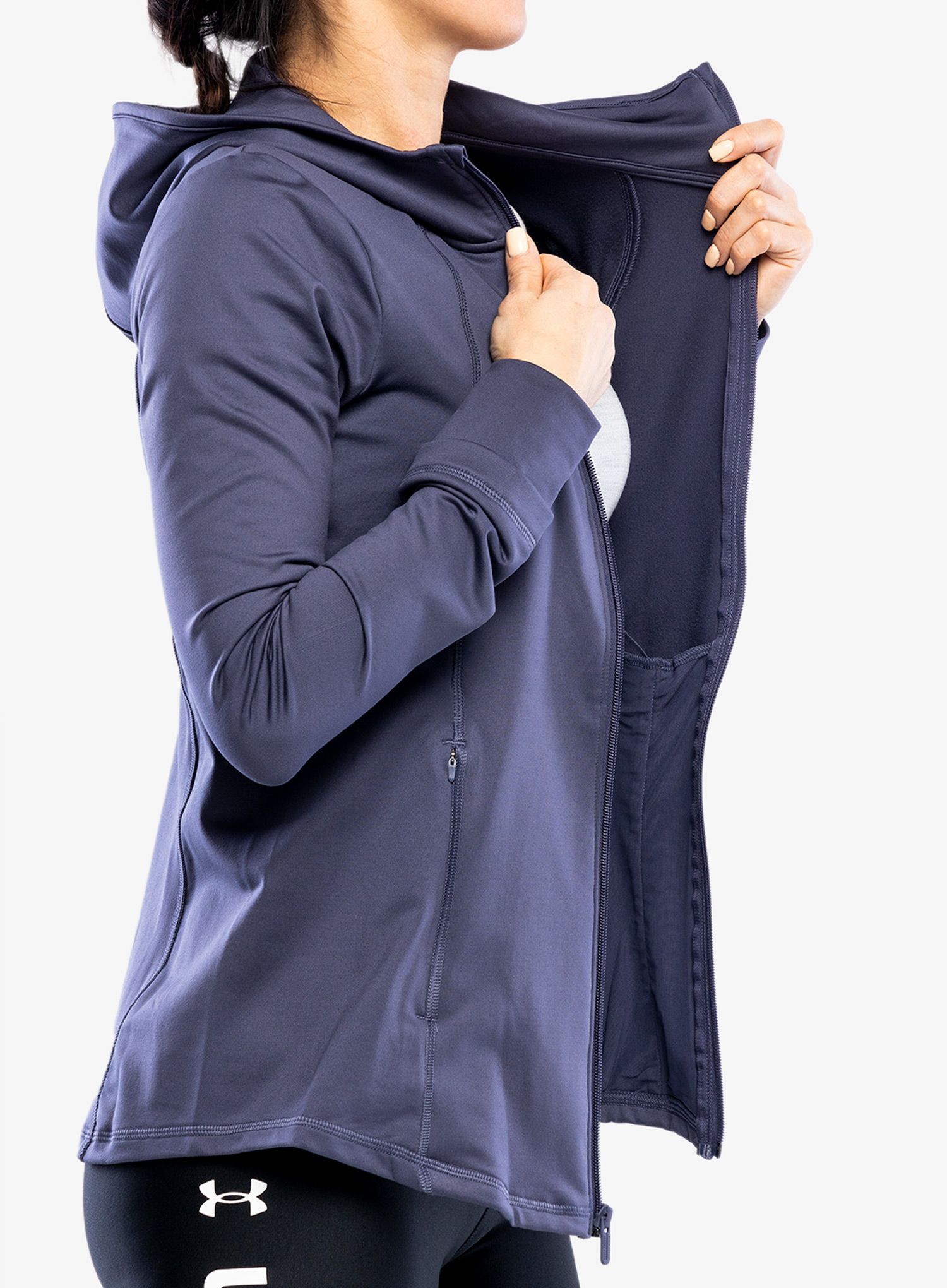 Ženska jopica Under Armour Meridian Cold Weather Jacket - tempered steel/aurora purple