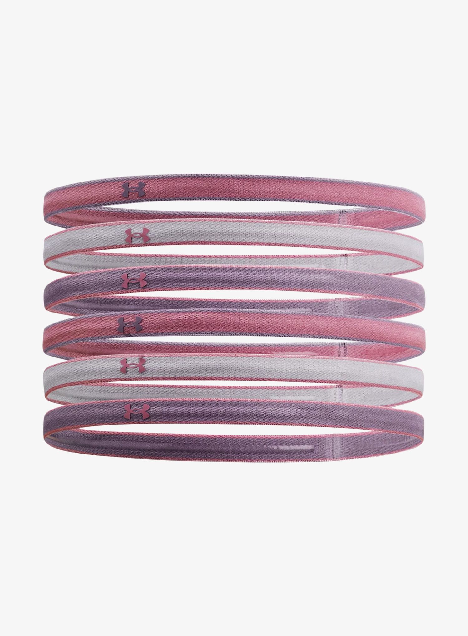 Trakovi Under Armour Mini Headbands 6 Pack - pink elixir/violet gray