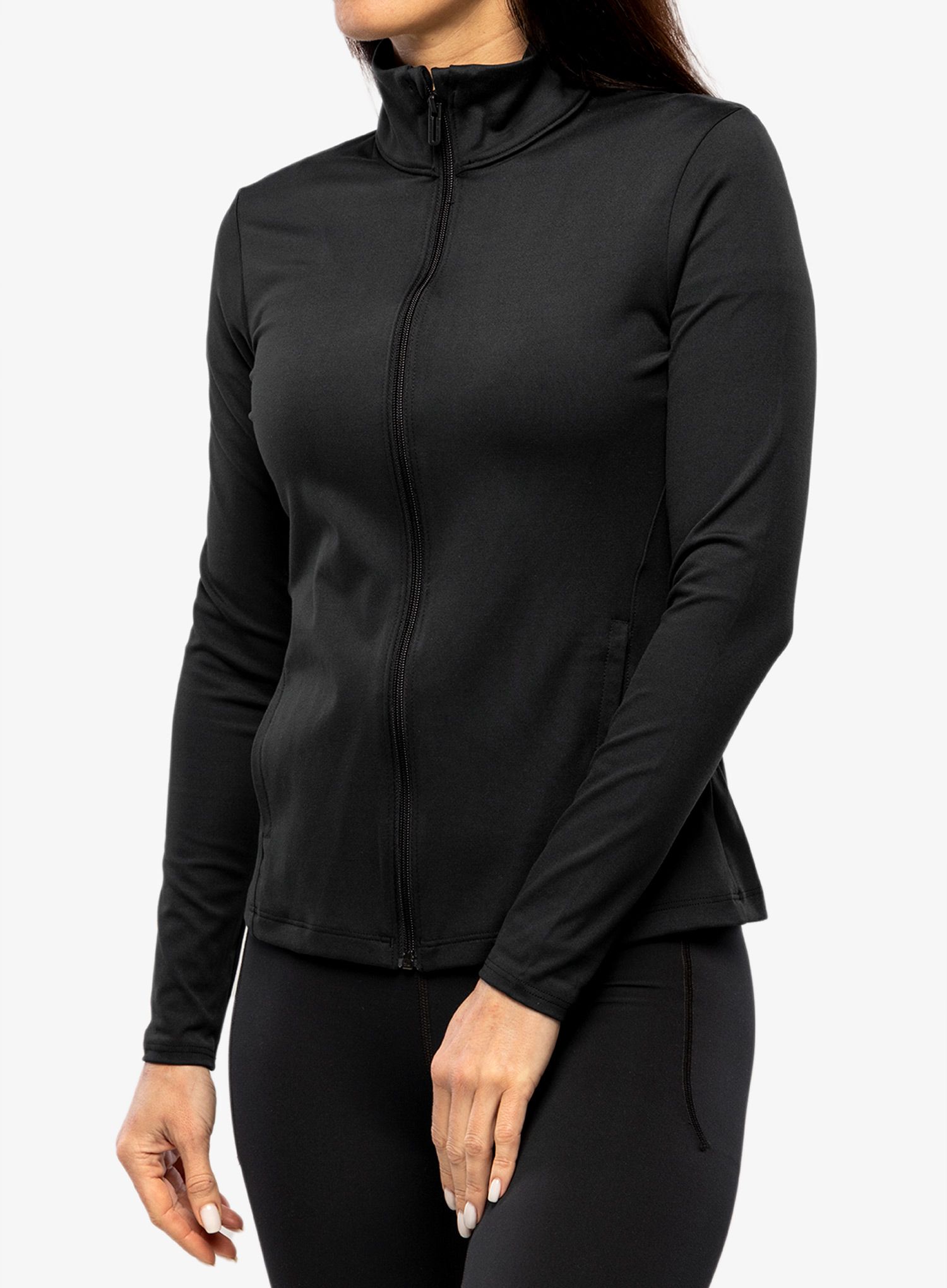 Ženska jopica Under Armour Motion Jacket - black/jet gray