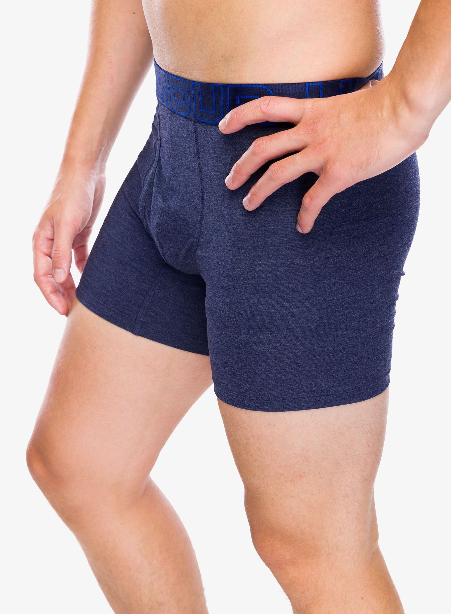 Boksarice Under Armour Performance Cotton 6 in 3-Pack Boxerjock - midnight navy/steel/castlerock