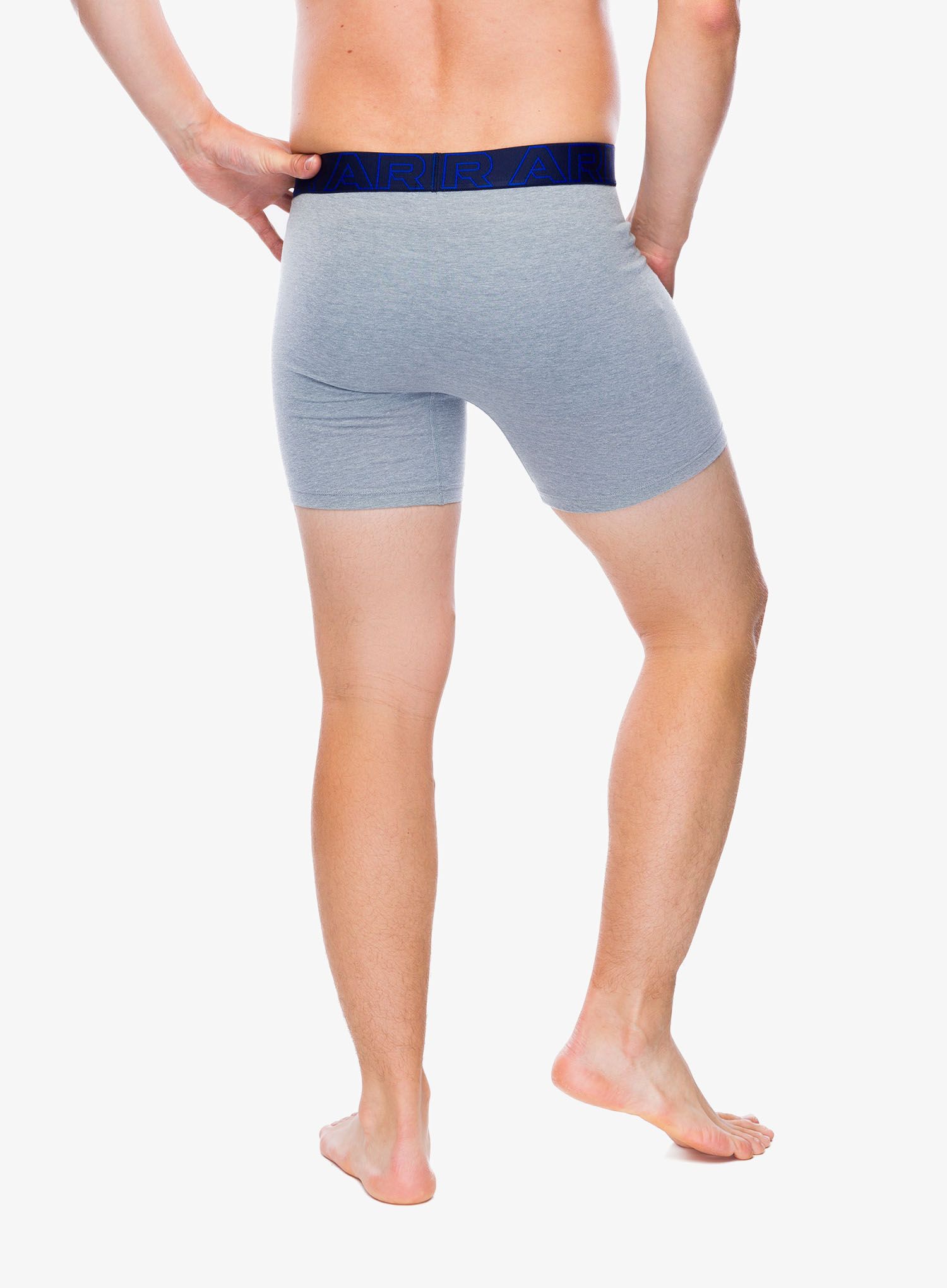 Boksarice Under Armour Performance Cotton 6 in 3-Pack Boxerjock - midnight navy/steel/castlerock
