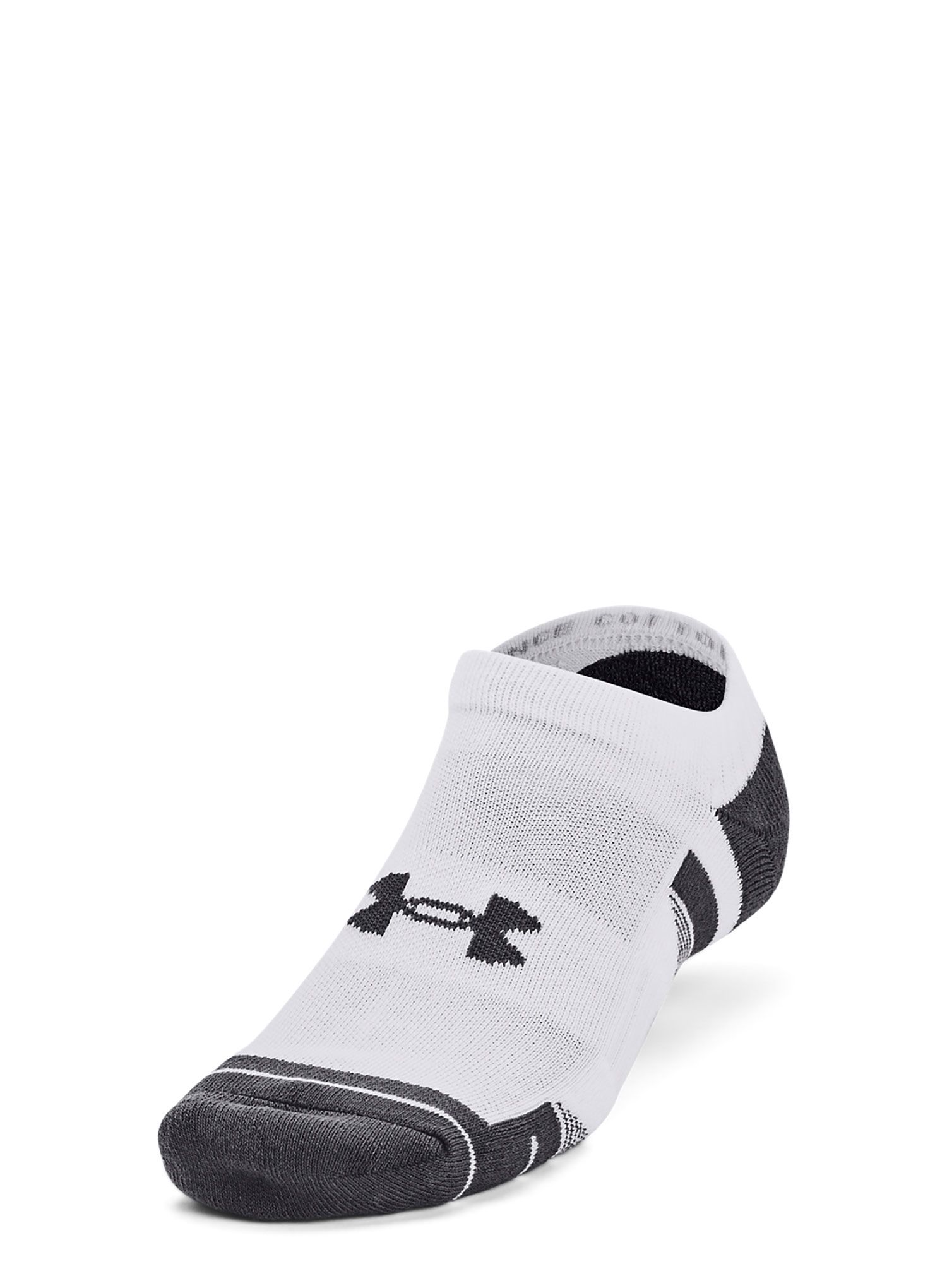 Nogavice Under Armour Performance Cotton No Show 3-Pack - white/white/pitch gray