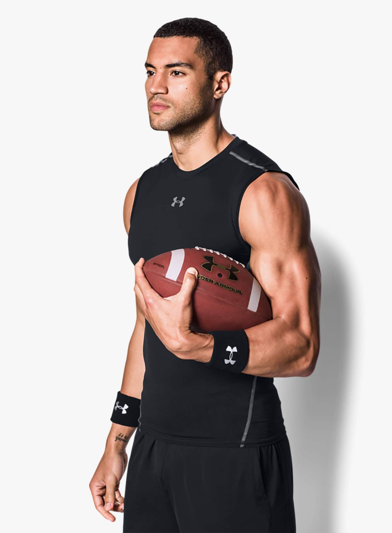 Trakovi Under Armour Performance Wristbands - black/white